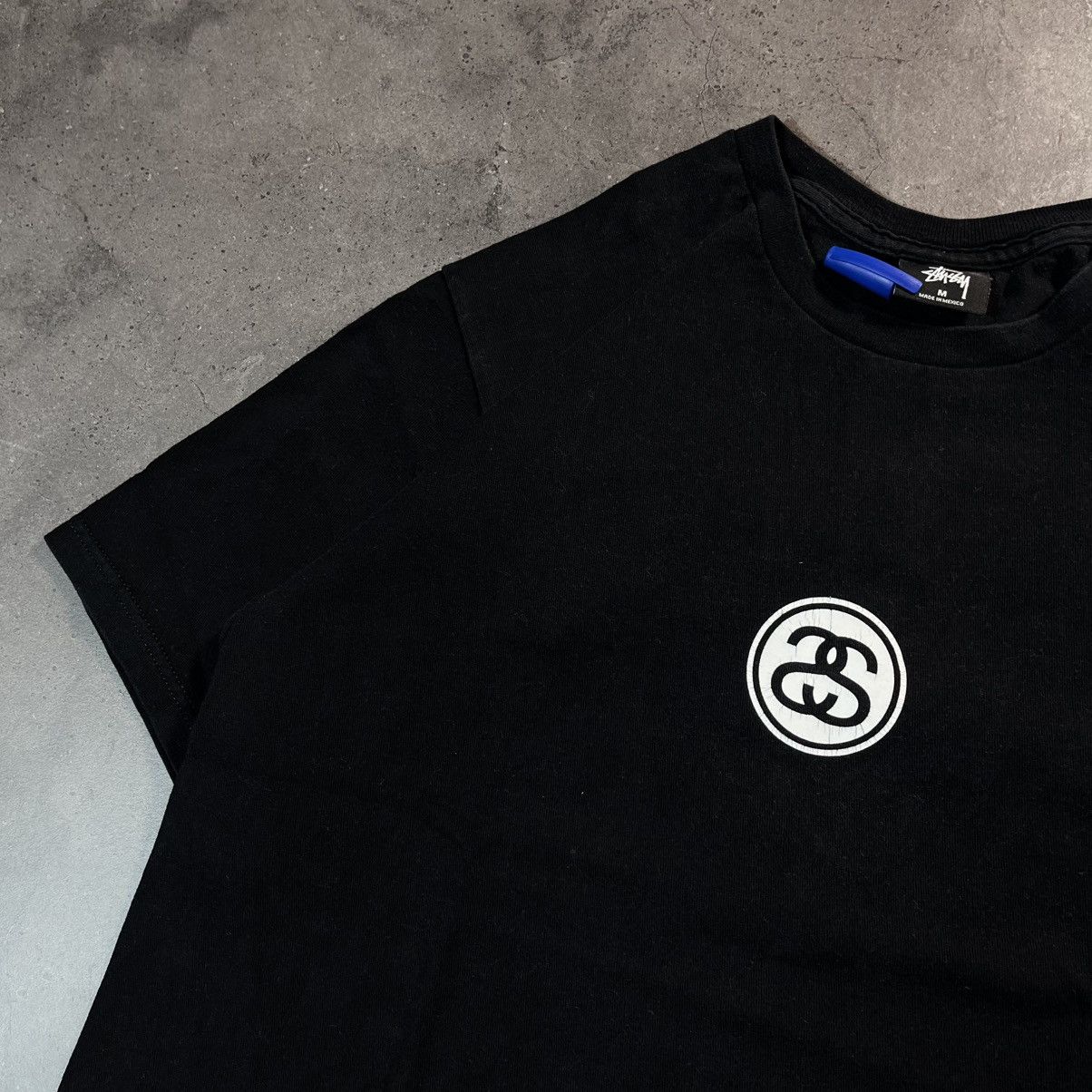 Stussy Stussy 00s Vintage Circle Center Logo Tee Tshirt Hype Rare Size US M / EU 48-50 / 2 - 3 Thumbnail