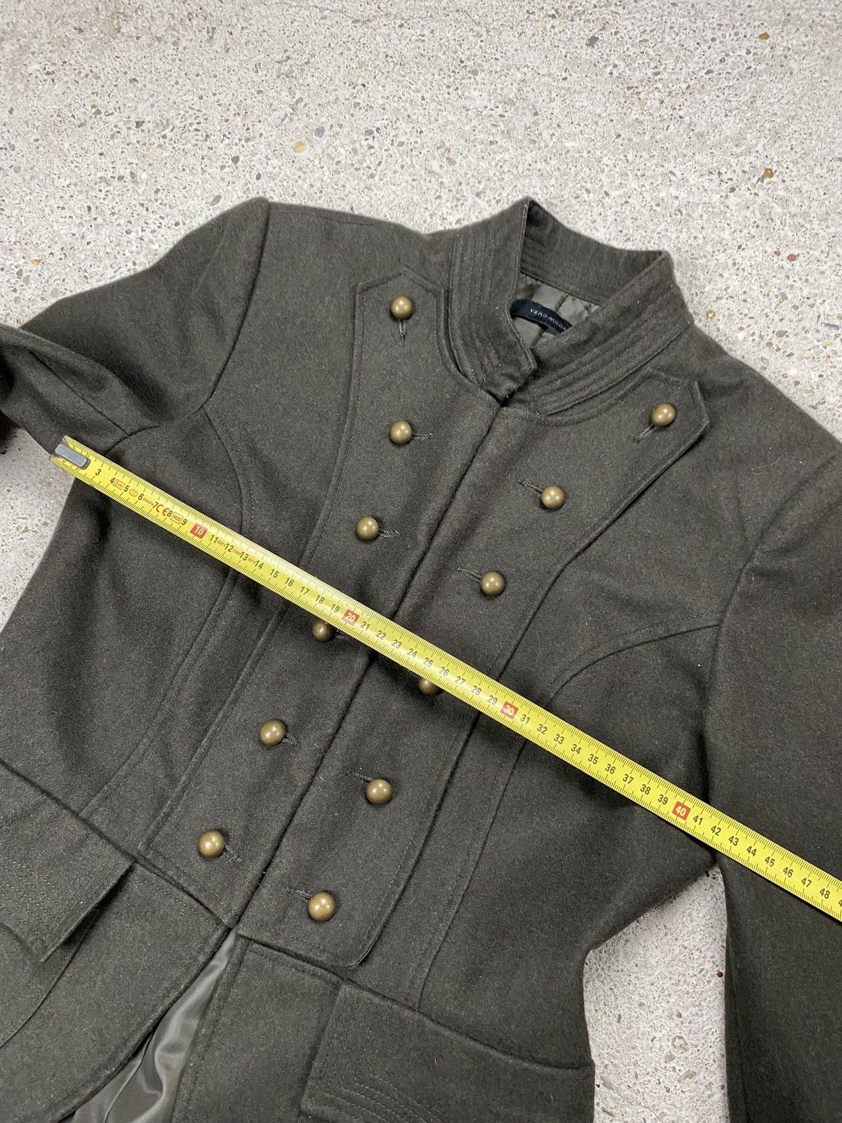Japanese Brand Khaki blazer napoleon jacket gold y2k wool avant garde Size M / US 6-8 / IT 42-44 - 12 Thumbnail