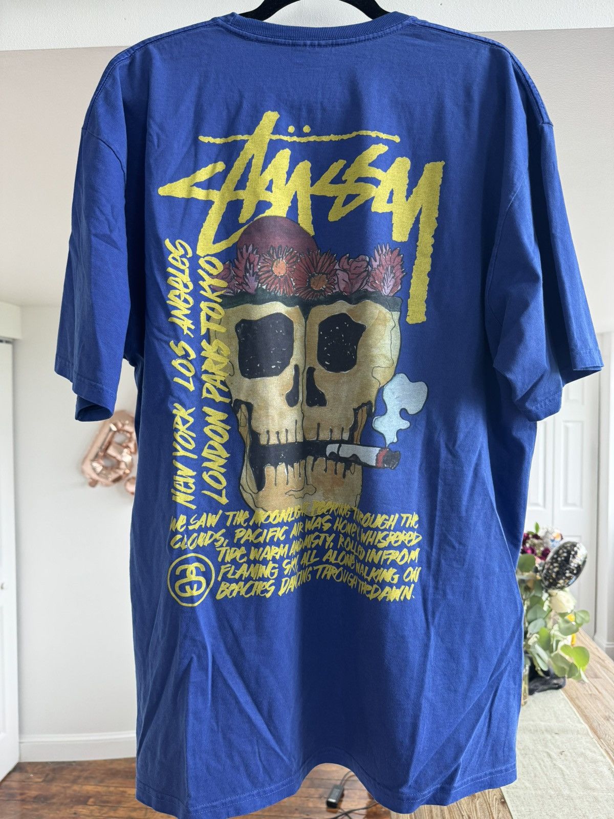 『Stussy』Dice Tee Pigment Dyed★Navy★25SS★ Stussy Dice Tee Pigment Dyed Navy - KuzKicks