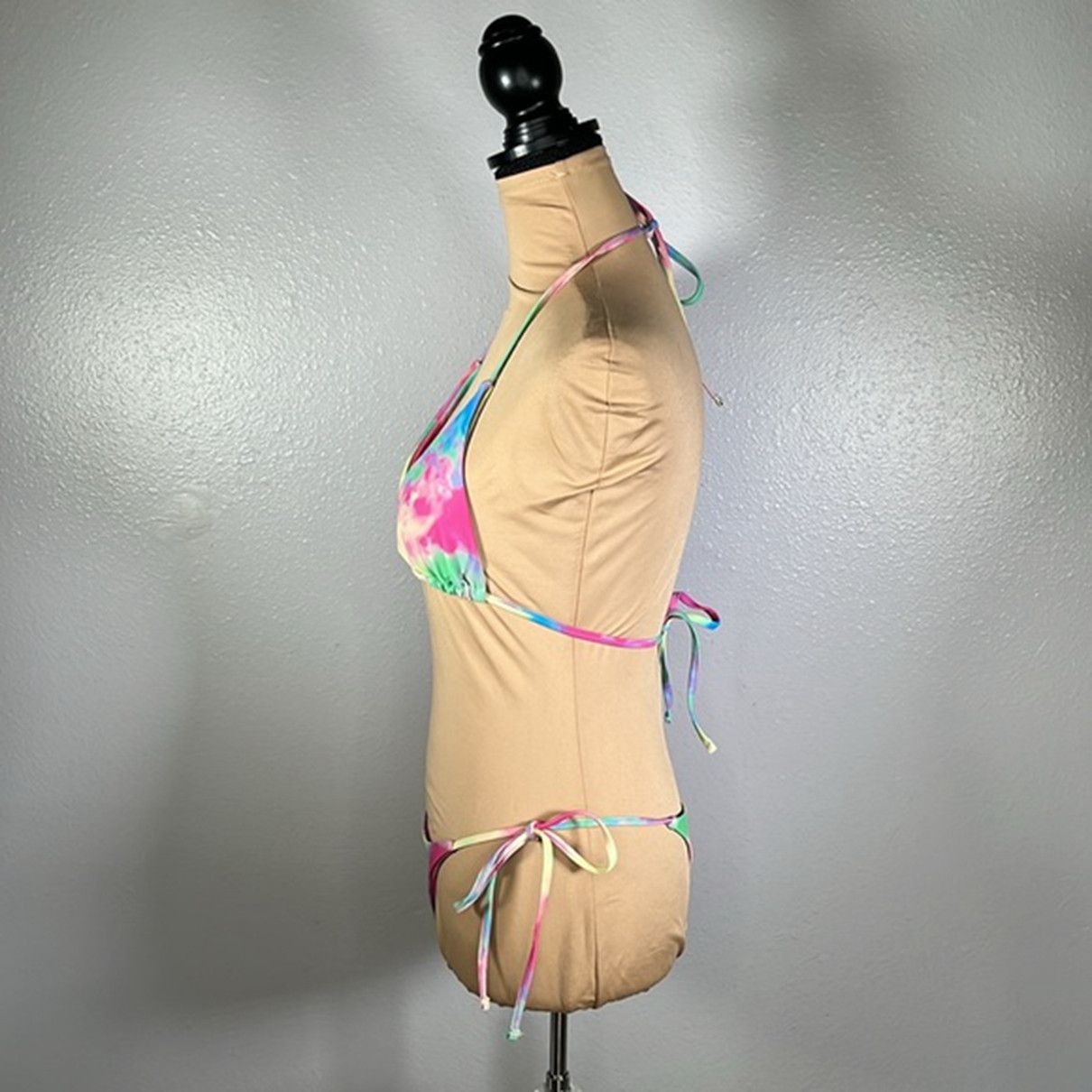 Vintage boutique-Swim-Rainbow Tie Dye Triangle S Size S / US 4 / IT 40 - 2 Thumbnail