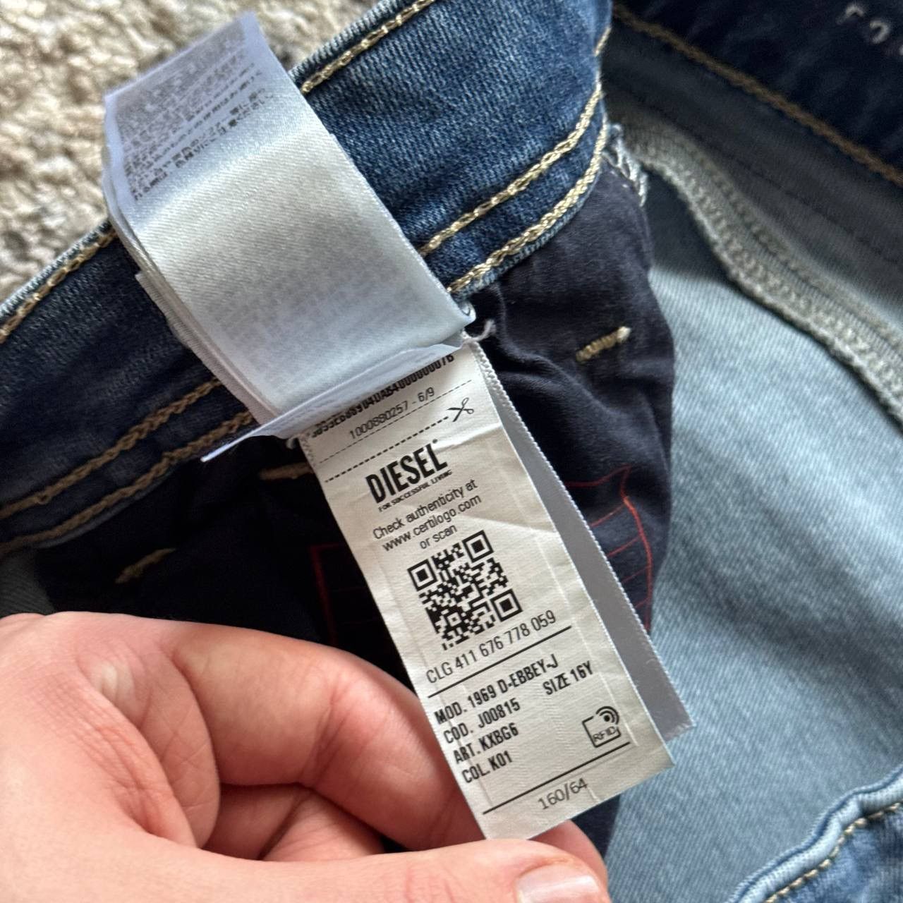 Diesel Vintage Y2K Diesel Wide Bootcut Flared Denim Jeans Size 32" / US 10 / IT 46 - 8 Thumbnail