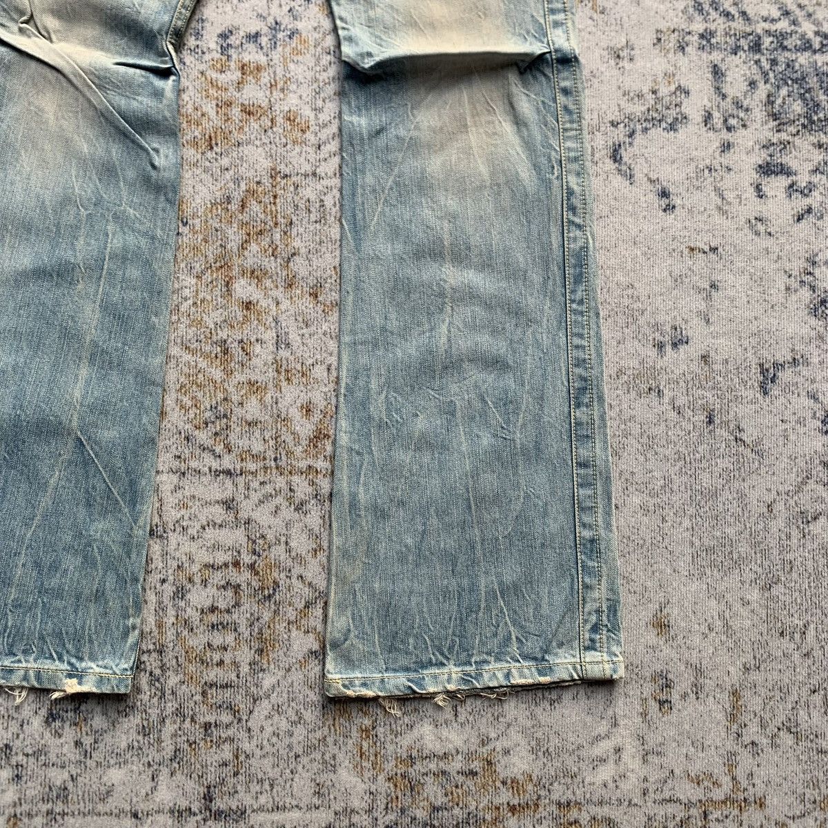 Japanese Brand Rare Vintage Japanese Brand Distressed Artisan Flared Jeans Size US 34 / EU 50 - 4 Thumbnail