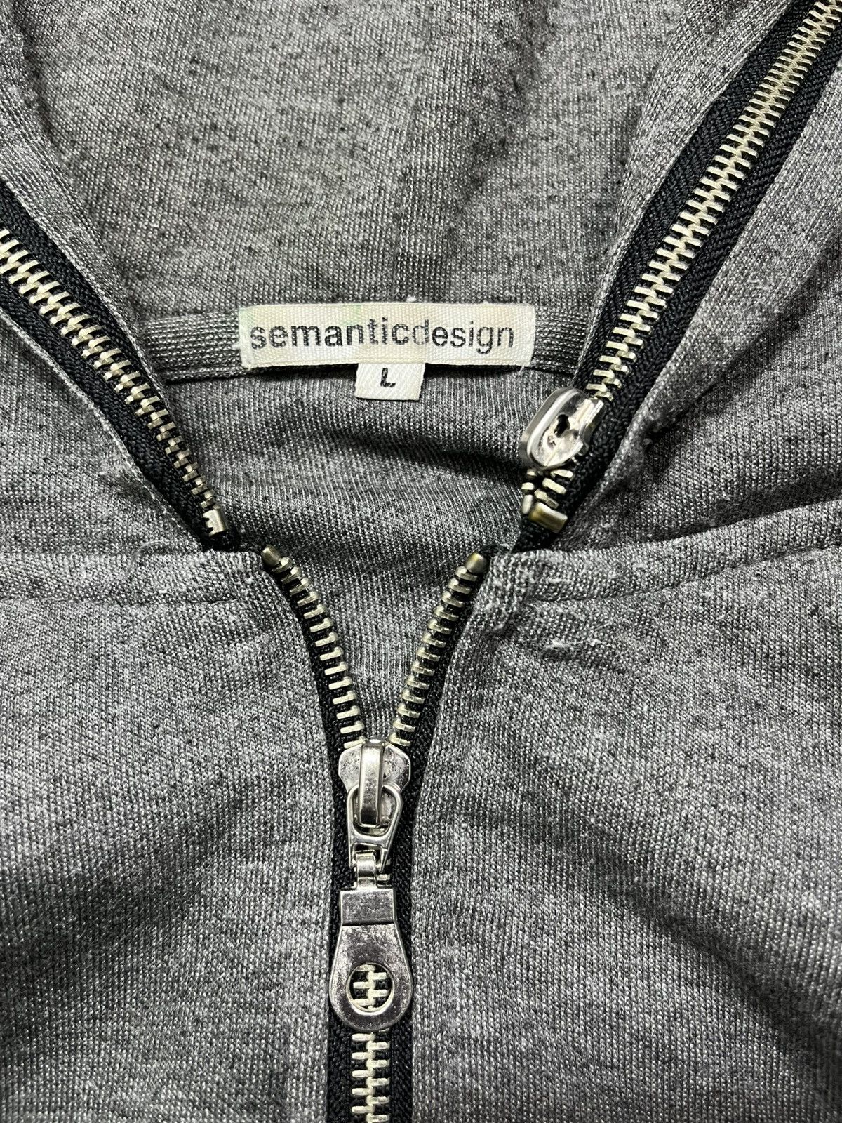 semanticdesign Vintage semanticdesign destroyed multi zip hoodie Size US L / EU 52-54 / 3 - 7 Thumbnail