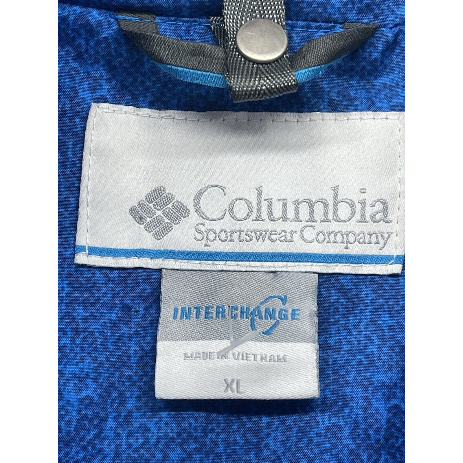 Columbia Vintage Columbia Japan Blue Camo Static Interchange Jacket S Size US XL / EU 56 / 4 - 4 Thumbnail
