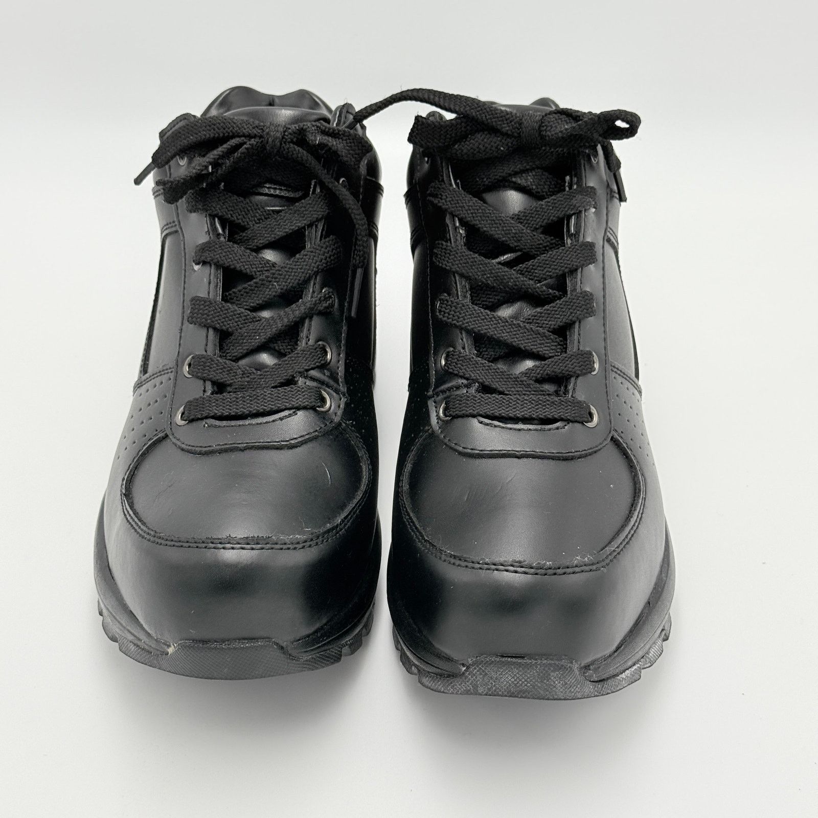 Other Mountain Gear Men's Black Leather Air Cushion Sneakers Size US 8.5 / EU 41-42 - 7 Thumbnail