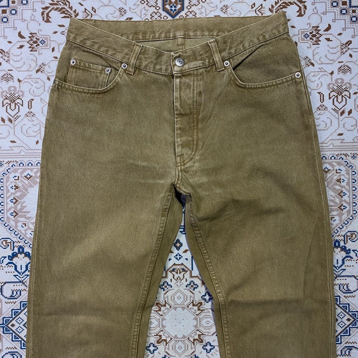 Helmut Lang HELMUT LANG SAND VINTAGE STAINED DENIM CLASSIC CUT Size US 31 - 3 Thumbnail