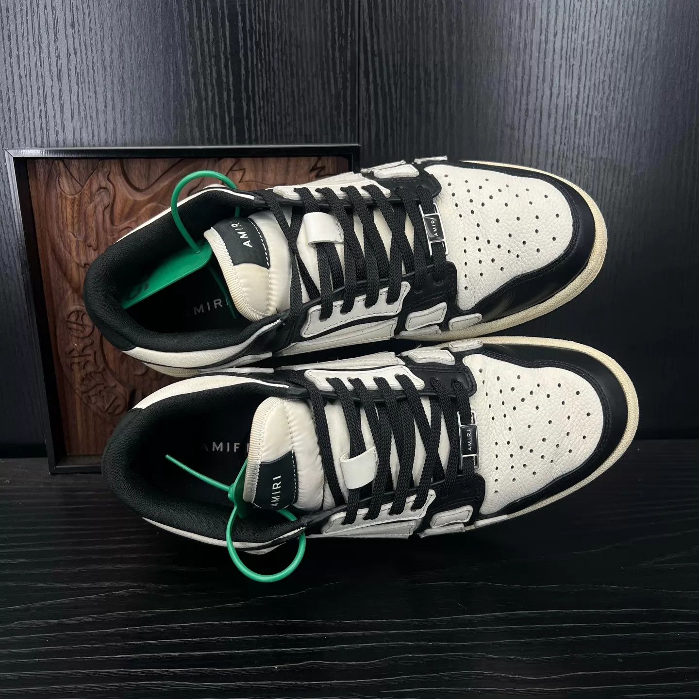 Amiri Amiri Black & White Bone Sneaker 41 Size US 8 / EU 41 - 8 Thumbnail