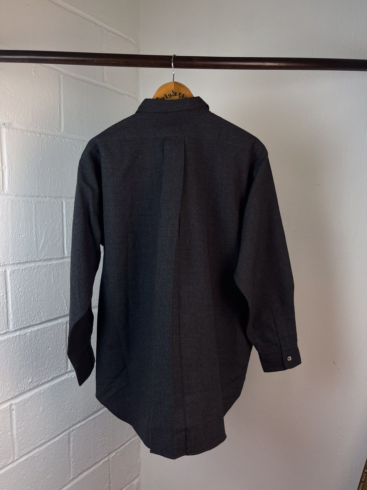 Comme des Garcons Homme × Comme des Garcons Homme Plus × Rei Kawakubo Early 80s Rei Kawakubo CDG Homme Plus Oversize Wool Shirt Size US XXL / EU 58 / 5 - 5 Thumbnail