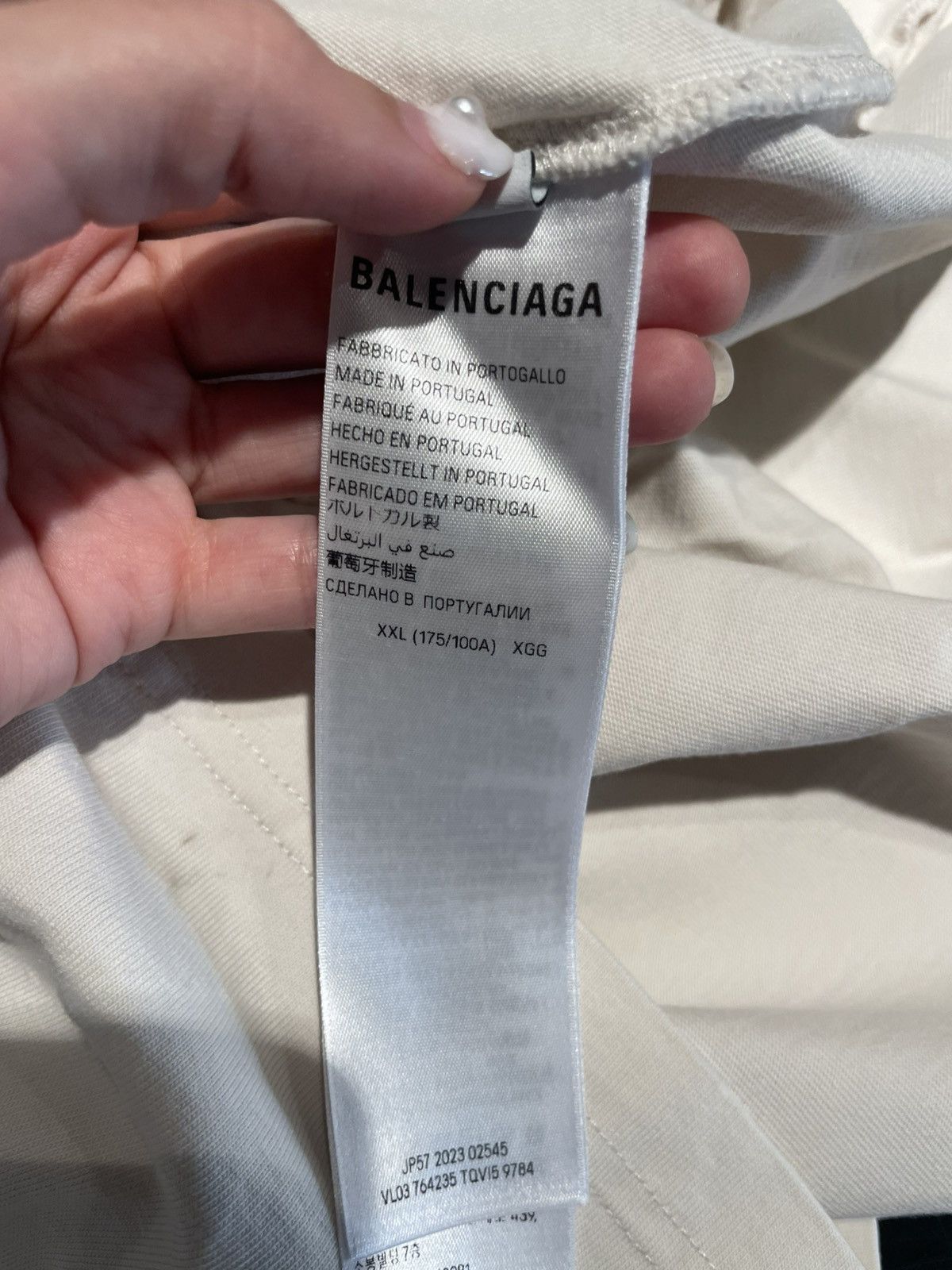 Balenciaga Logo t-shirt Size US XXL / EU 58 / 5 - 6 Thumbnail