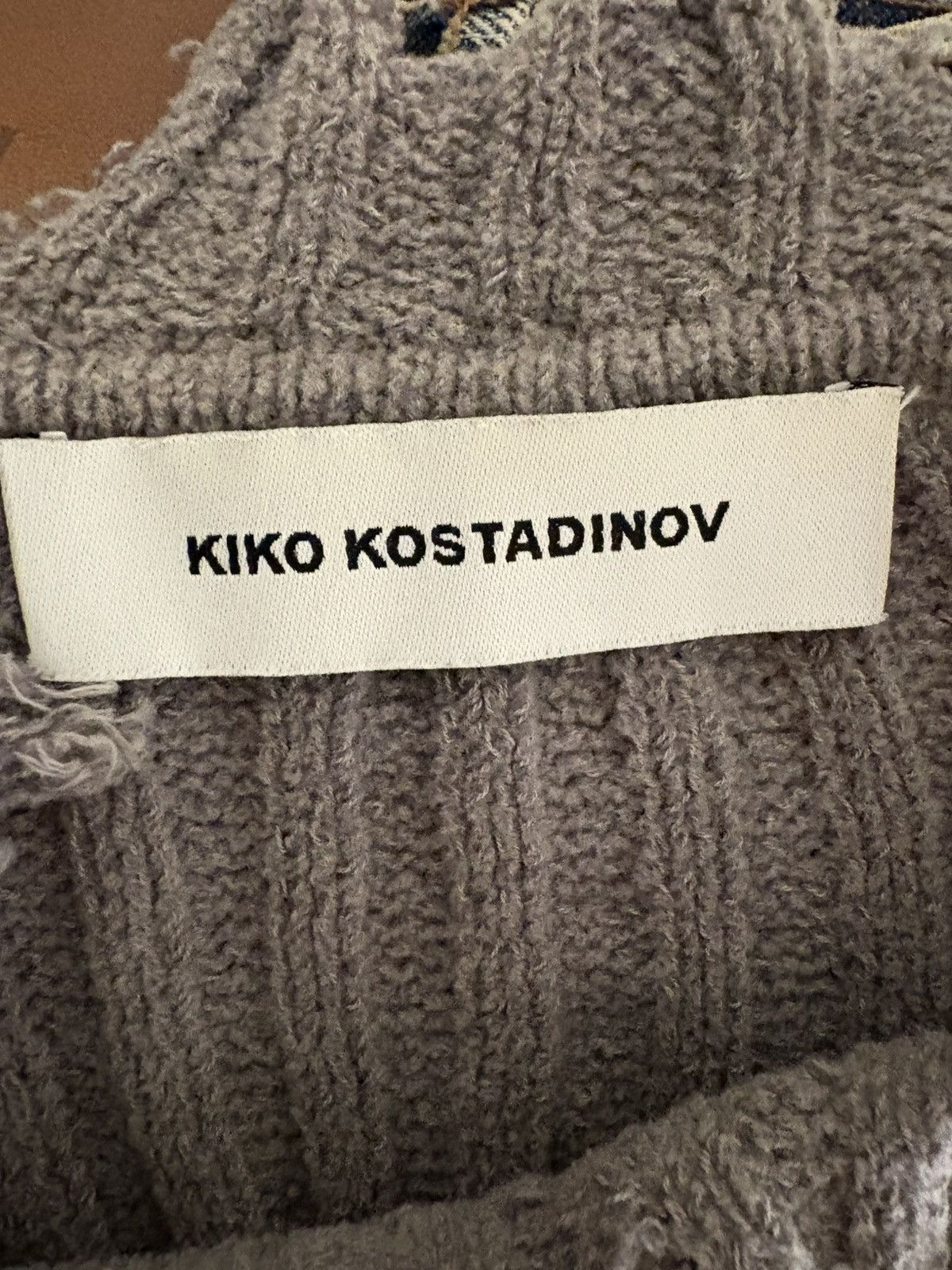 Kiko Kostadinov Kiko Kostadinov Cedid Distressed Cable Knit Size US S / EU 44-46 / 1 - 3 Thumbnail
