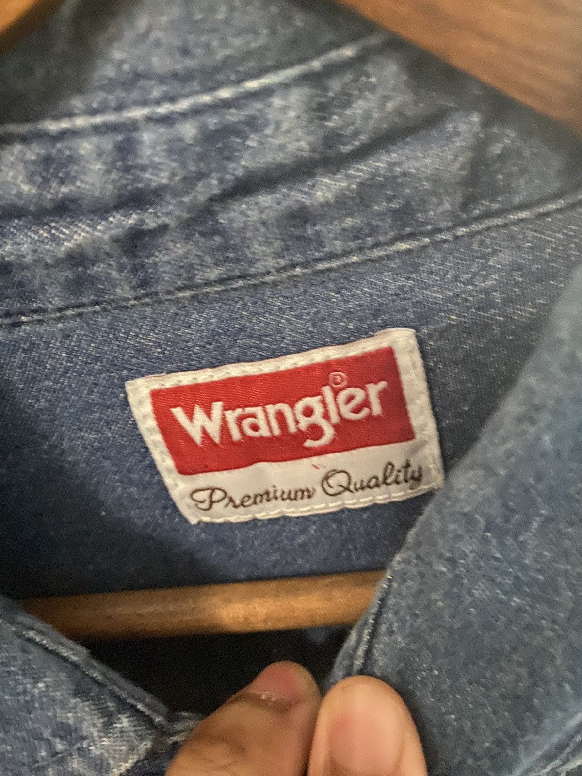 Vintage × Wrangler Vintage wrangler shirt Size US XL / EU 56 / 4 - 2 Thumbnail