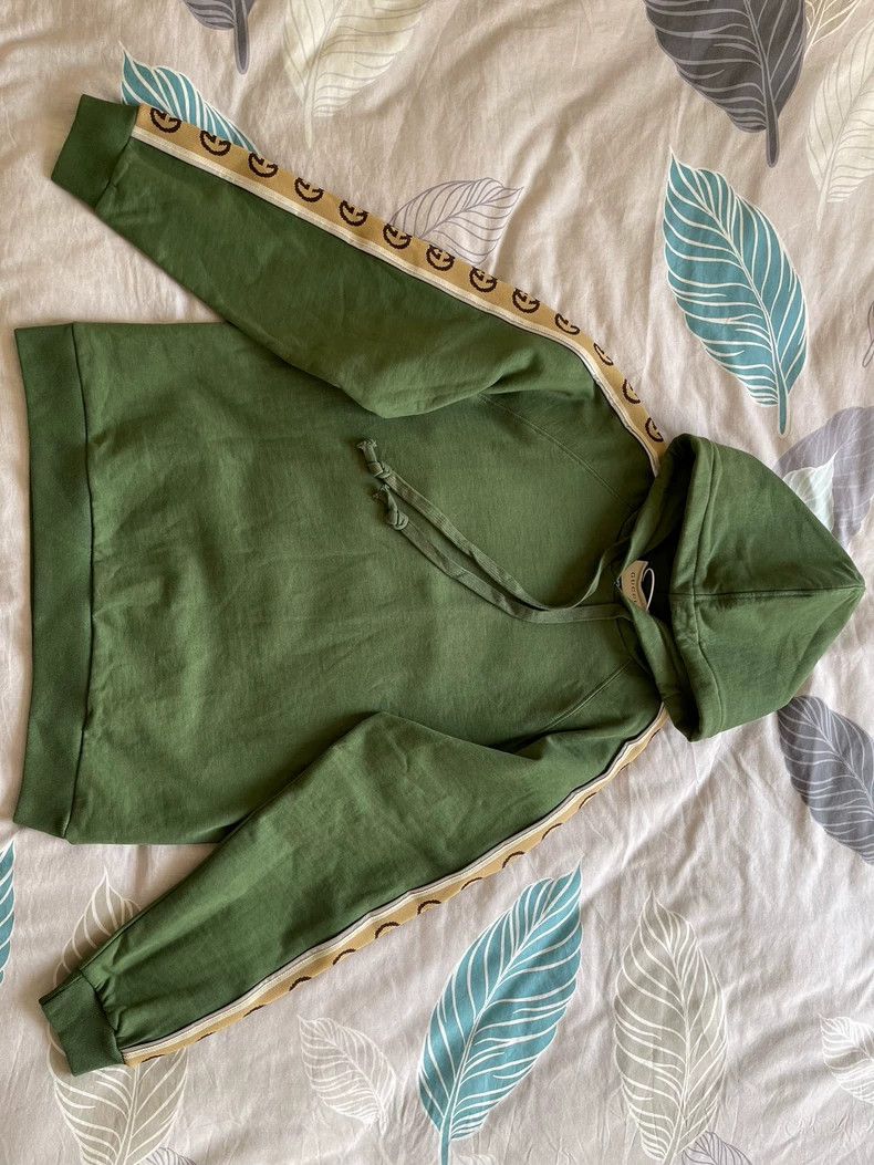Gucci Gucci Side sleeve GG Logo hooded long-sleeved sweatshirt 25 Size US XS / EU 42 / 0 - 1 Thumbnail