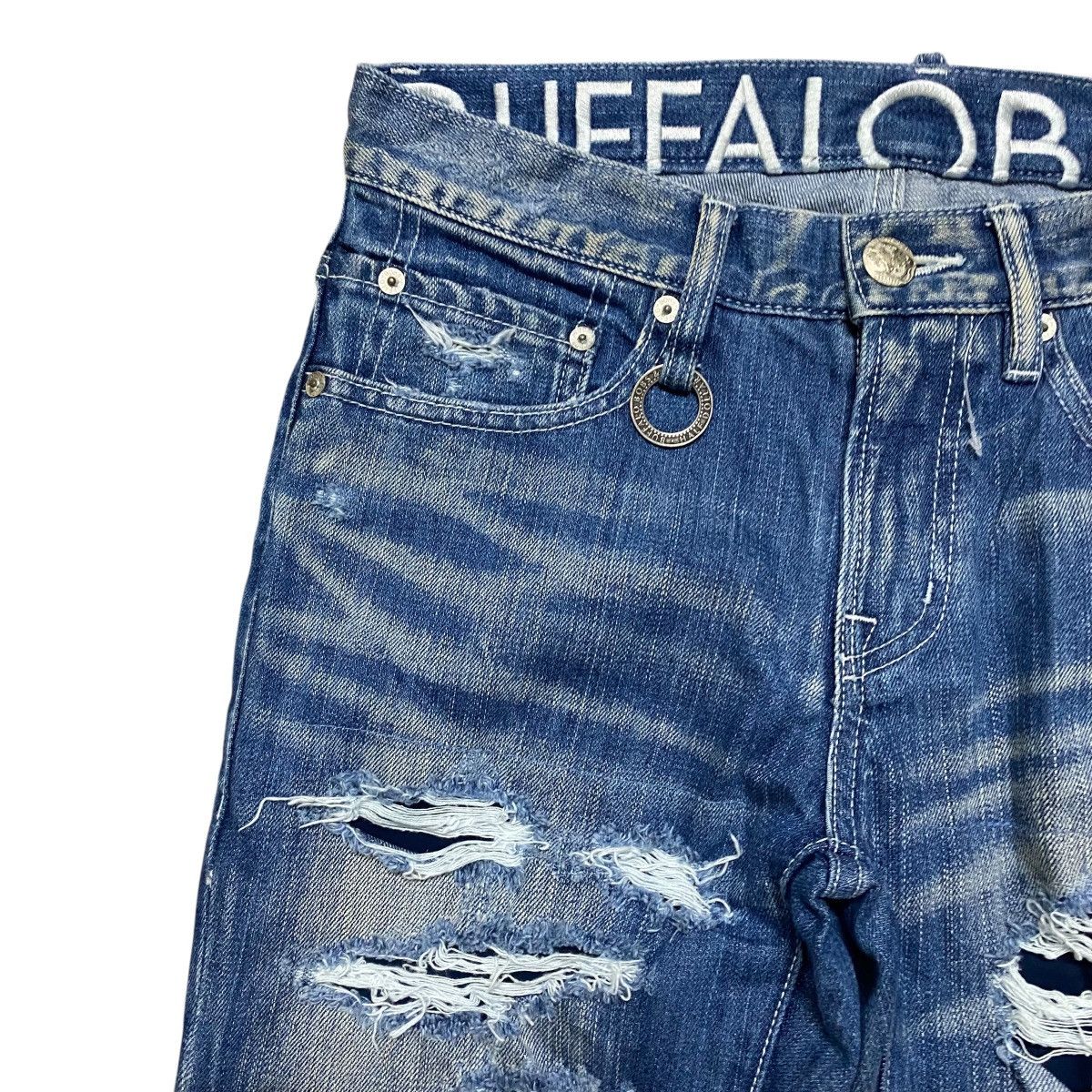 BUFFALO BOBS Buffalo Bobs Distressed Denim Jeans Size US 29 - 4 Thumbnail