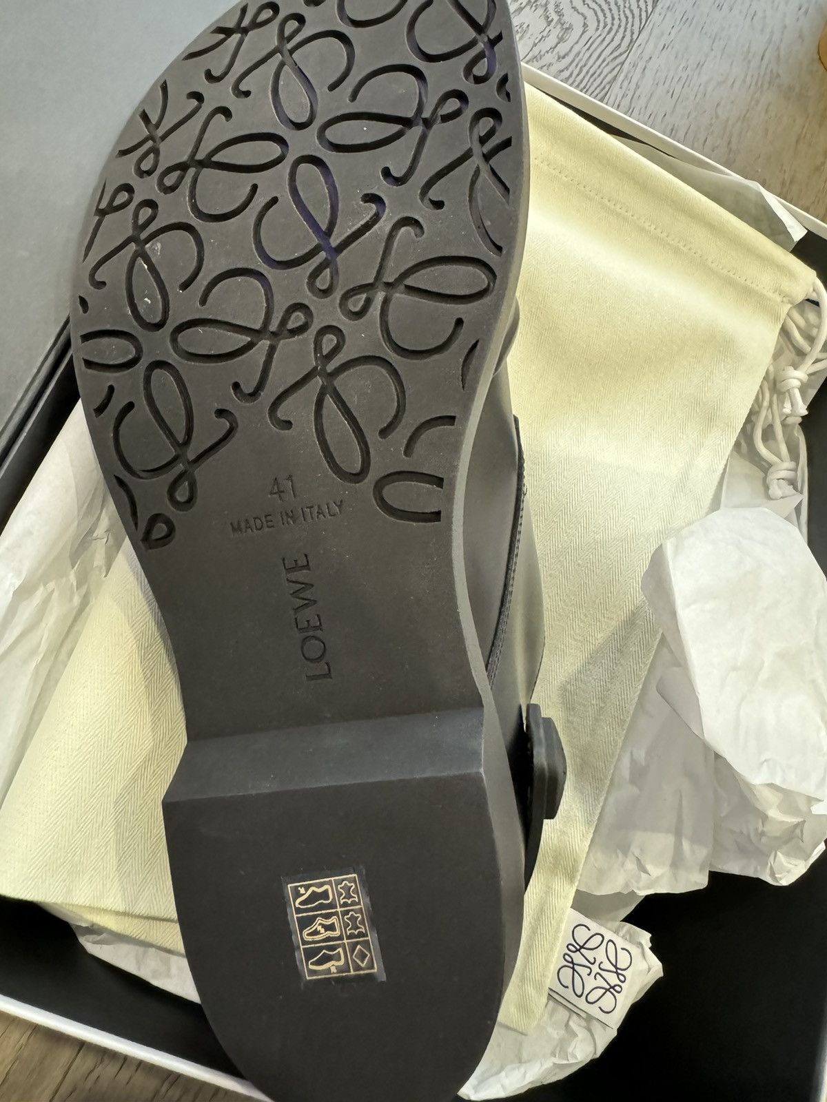 Loewe Loewe 2024 Rubber Derby Shoe in Black Size US 8 / EU 41 - 9 Thumbnail