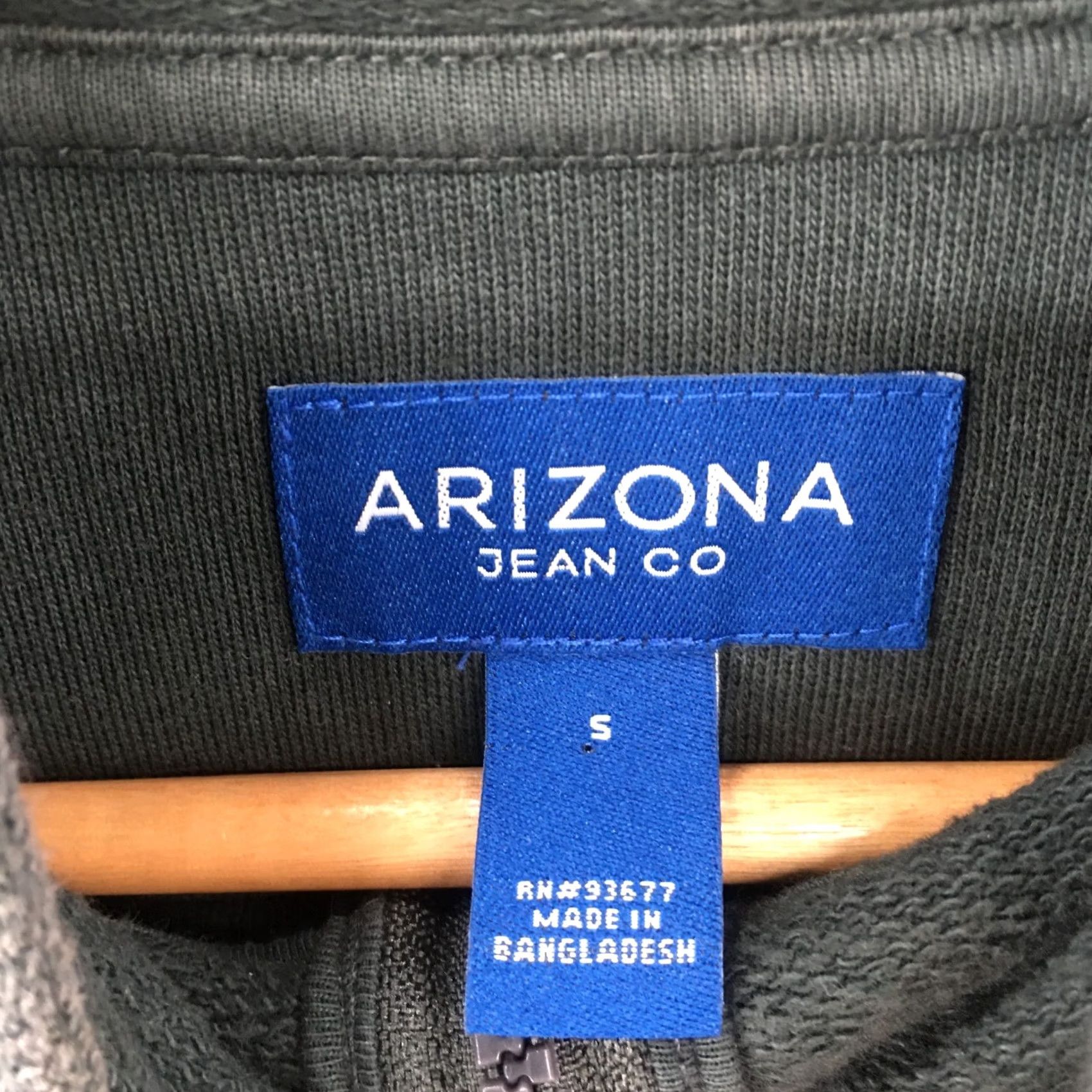 Vintage Arizona Jean Co Long Sleeve Sweater Men Small Grey Cotton Mock Neck Pullover Smooth Knit Casual Sweatshirt Size US S / EU 44-46 / 1 - 6 Thumbnail