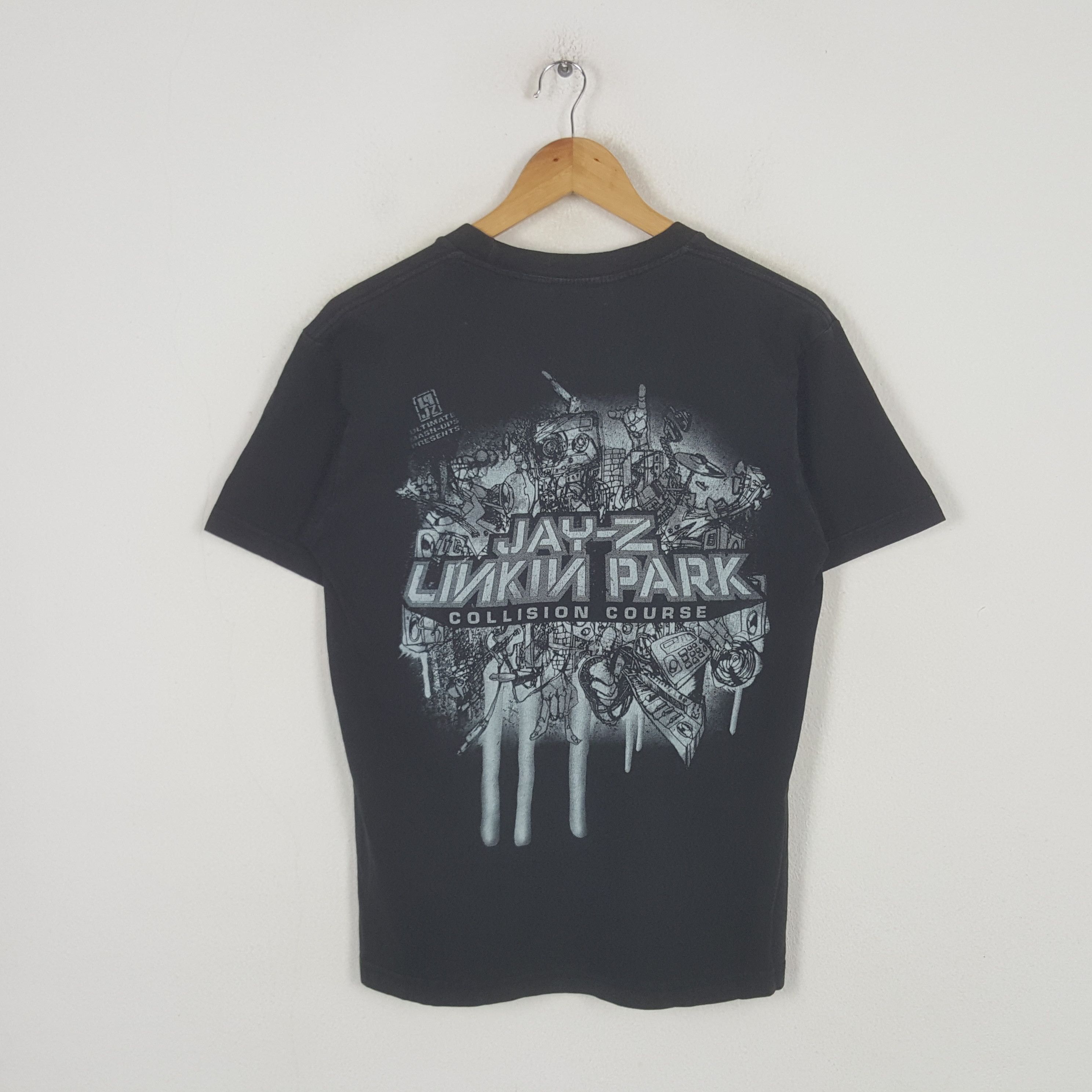 Band Tees Vintage Jay-z Linkin Park American Band Bootleg Tshirt RR26 Size US M / EU 48-50 / 2 - 3 Thumbnail