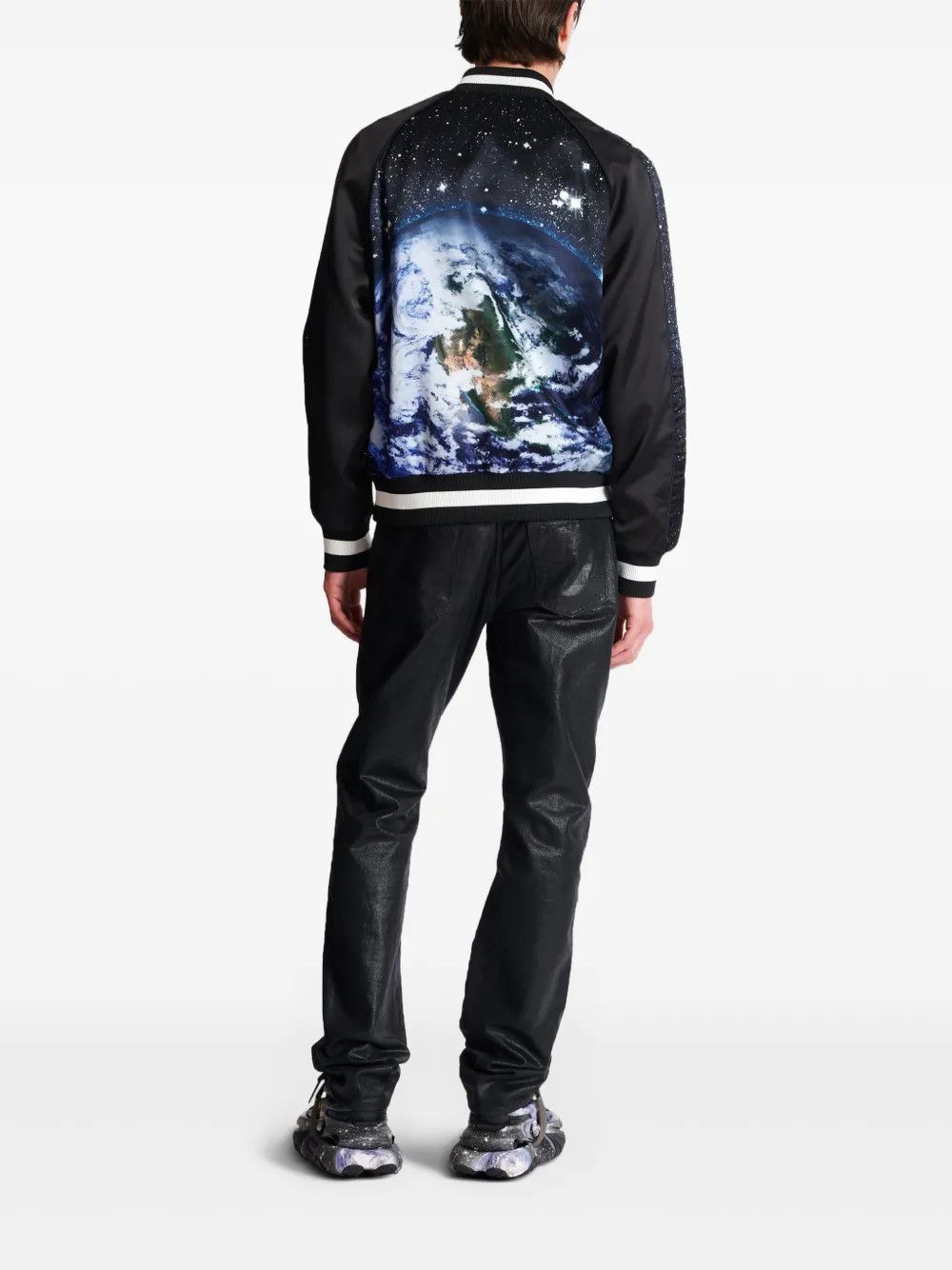 Balmain o1y0426 Bomber Jacket in Multicolor Size US M / EU 48-50 / 2 - 4 Thumbnail