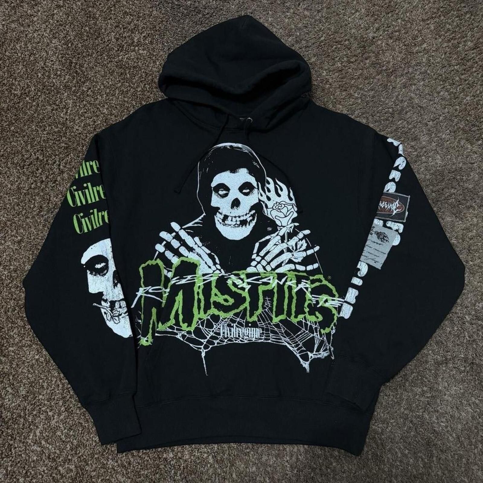 Civil Regime Civil Regime x Misfits Beware Regime Graphic Hoodie Black L Size US L / EU 52-54 / 3 - 1 Thumbnail