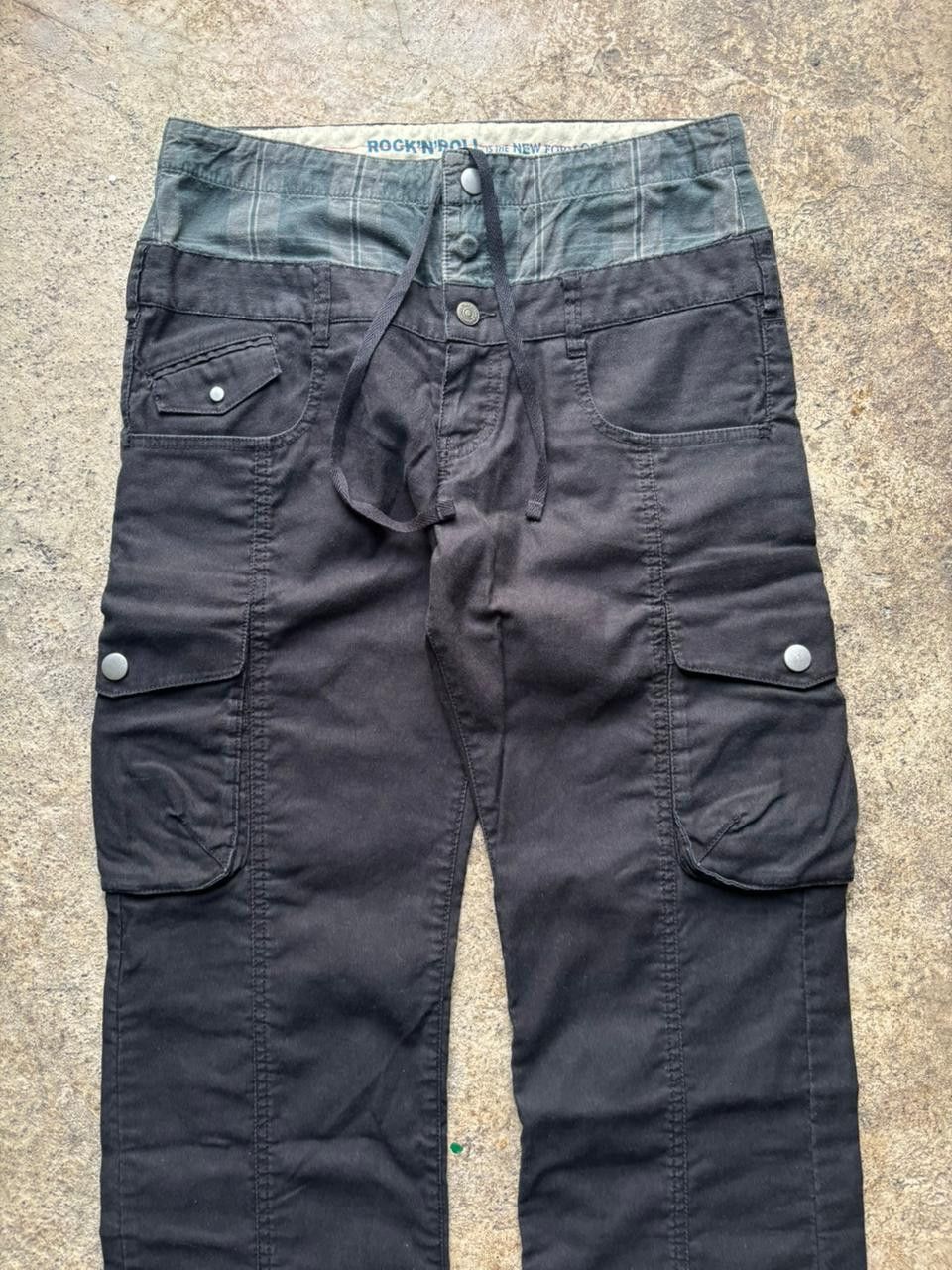 PPFM 2000s PPFM Hybrid Double Waist Cargo Pants Size US 30 / EU 46 - 2 Thumbnail