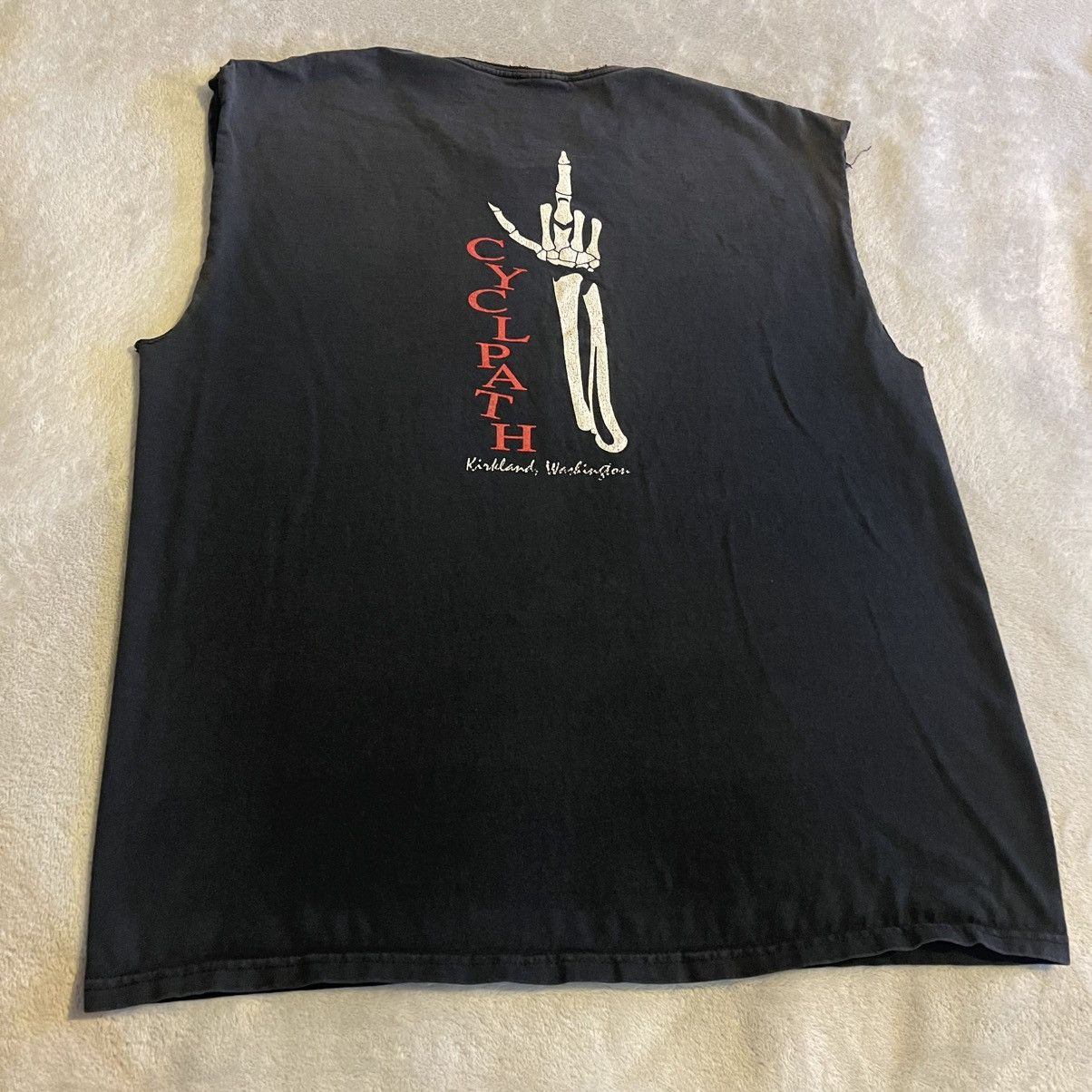 Other Vintage Skull Shirt Men Large Black Y2K Tank Top Workout Tee Size US L / EU 52-54 / 3 - 1 Thumbnail