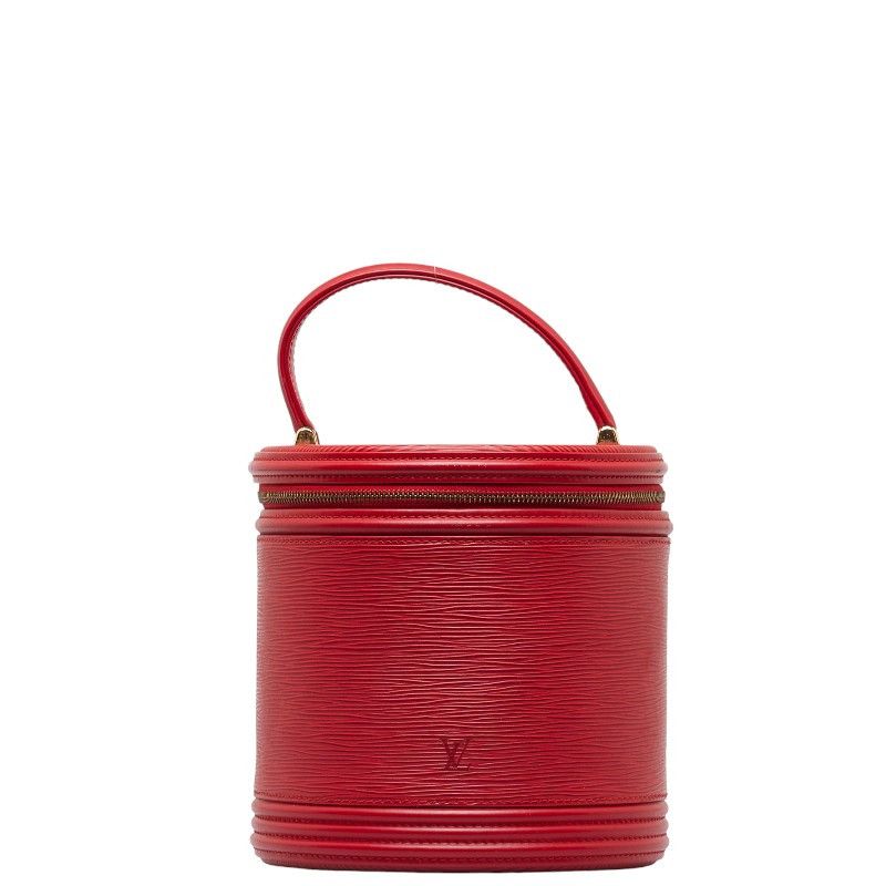 image of Louis Vuitton Epi Cannes Vanity Case in Red, Women's