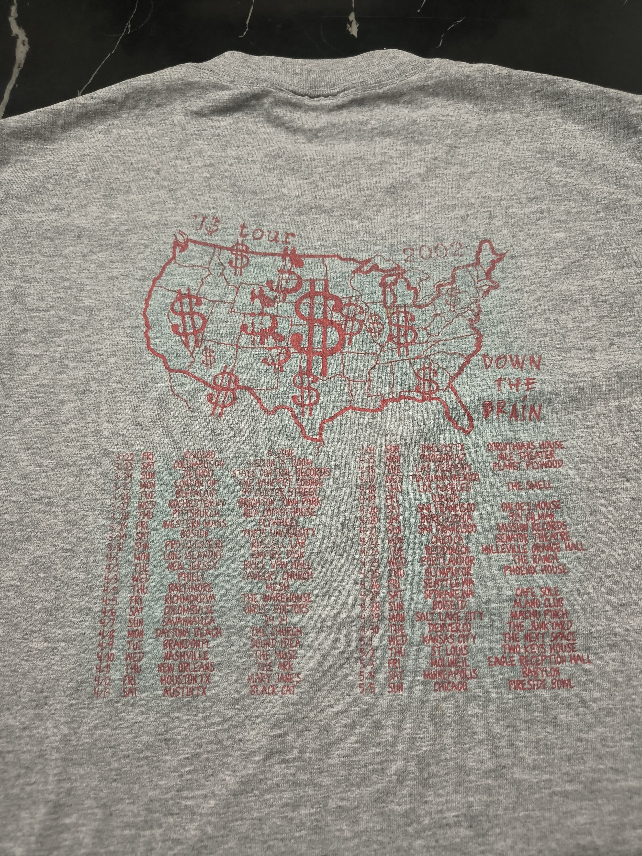 Band Tees Vintage Vitamin X "Dow the drain" 2002 tour t shirt Size US S / EU 44-46 / 1 - 5 Thumbnail