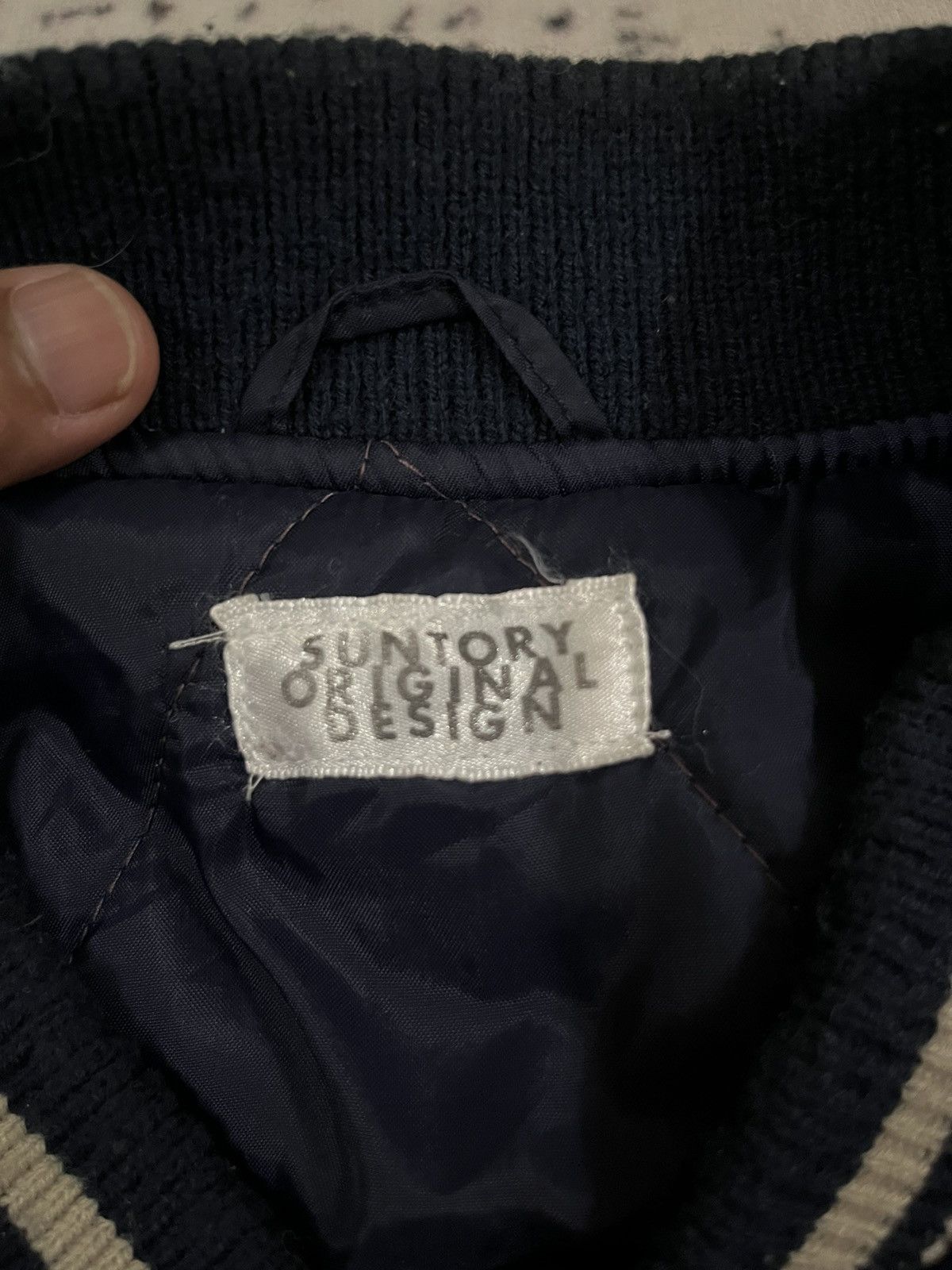 Japanese Brand Suntory Coffee Boss Embroidered Big Logo Varsity Jacket Size US L / EU 52-54 / 3 - 4 Thumbnail
