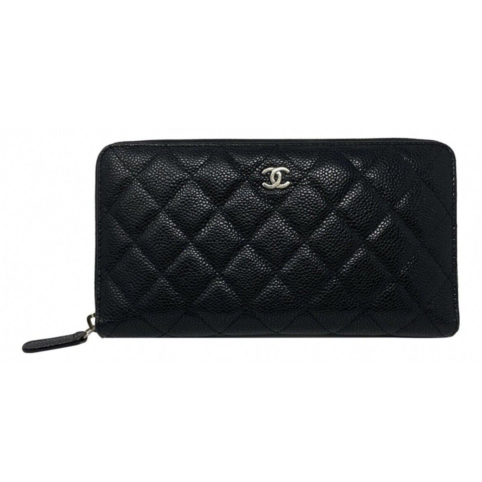 Chanel Authentic chanel quilted caviar zip wallet Size ONE SIZE - 2 Thumbnail