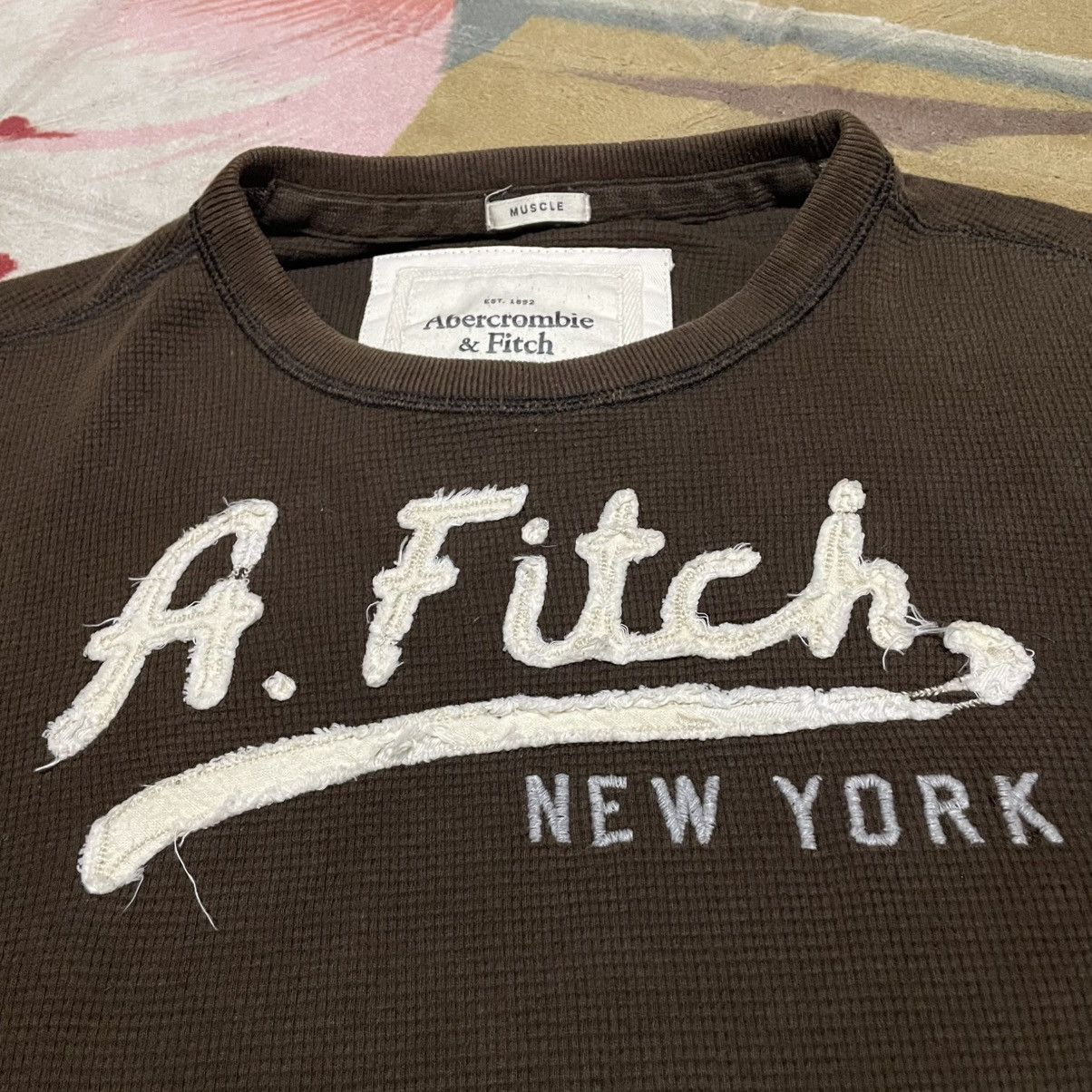 Abercrombie & Fitch Vintage Abercrombie & Fitch Long Sleeve Tee Size US XL / EU 56 / 4 - 3 Thumbnail