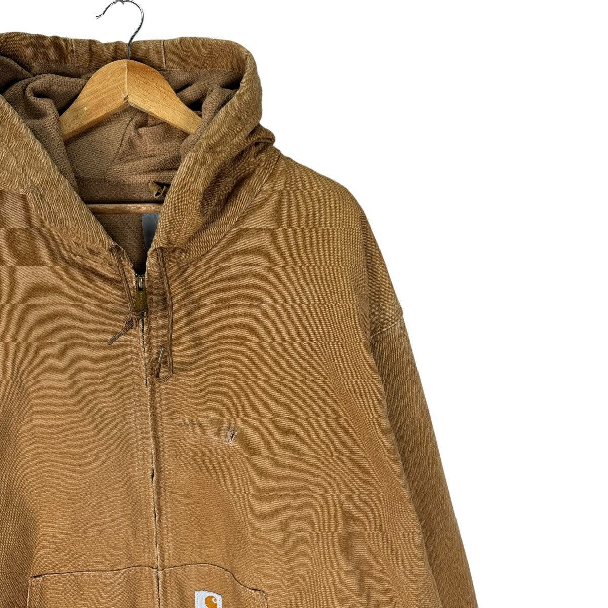 Carhartt ☀️CARHARTT HOODIE DUCK CANVAS ZIPPER JACKET SIZE 4XL Size US XXL / EU 58 / 5 - 4 Thumbnail