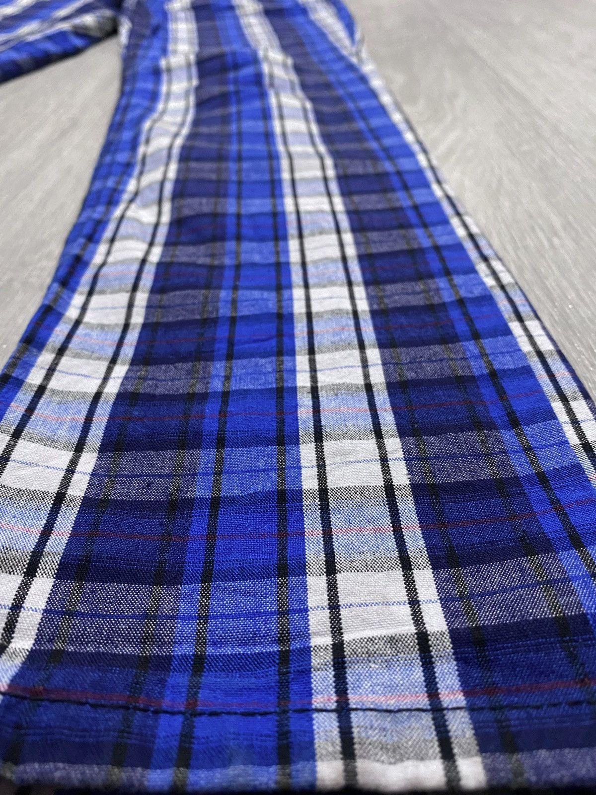 Cheap Monday Cheap Monday Tight Blue Check Plaid Chino Pants Trousers Size 29" - 8 Thumbnail