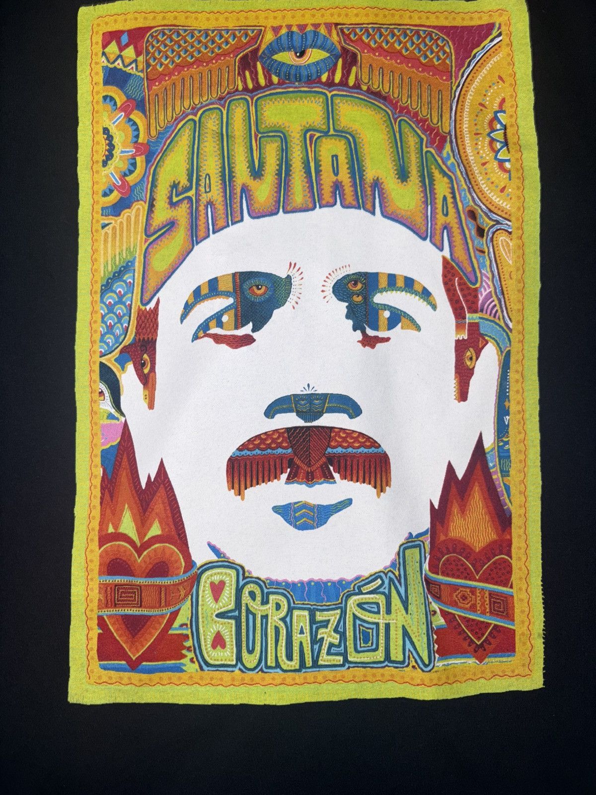 Other Santana corazon tour concert t-shirt 2014 navy Size US M / EU 48-50 / 2 - 2 Thumbnail
