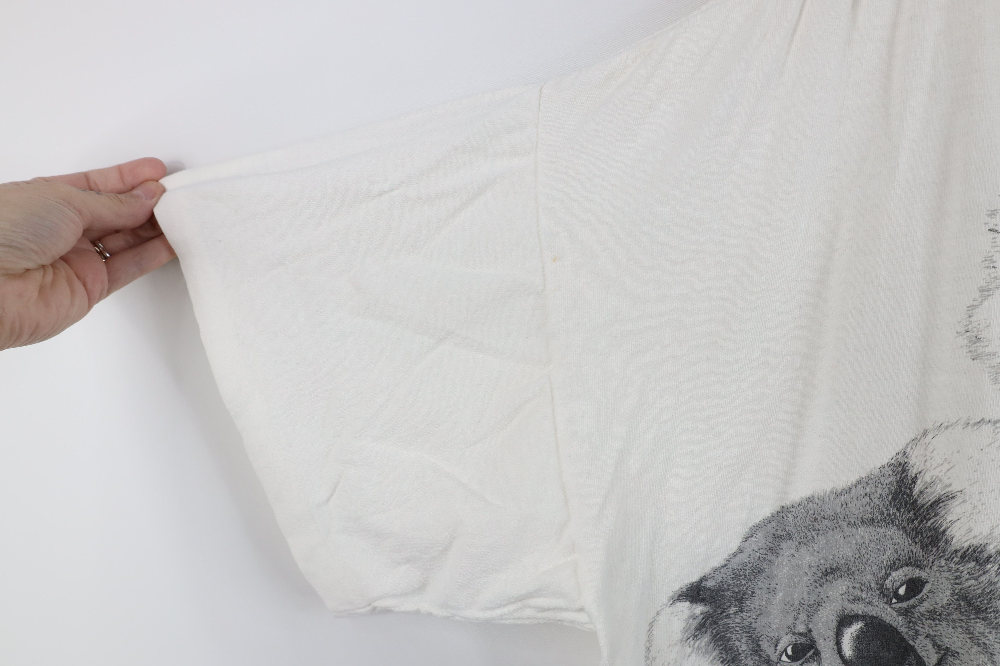 Vintage Vintage 90s Streetwear Night Gown Sleep T-Shirt White USA Size ONE SIZE - 8 Thumbnail