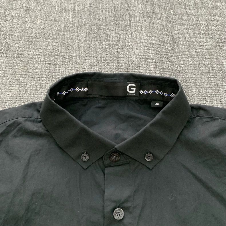 Givenchy Givenchy Size40 Black bottom logo shirt jacket / size 40 Size US M / EU 48-50 / 2 - 9 Thumbnail