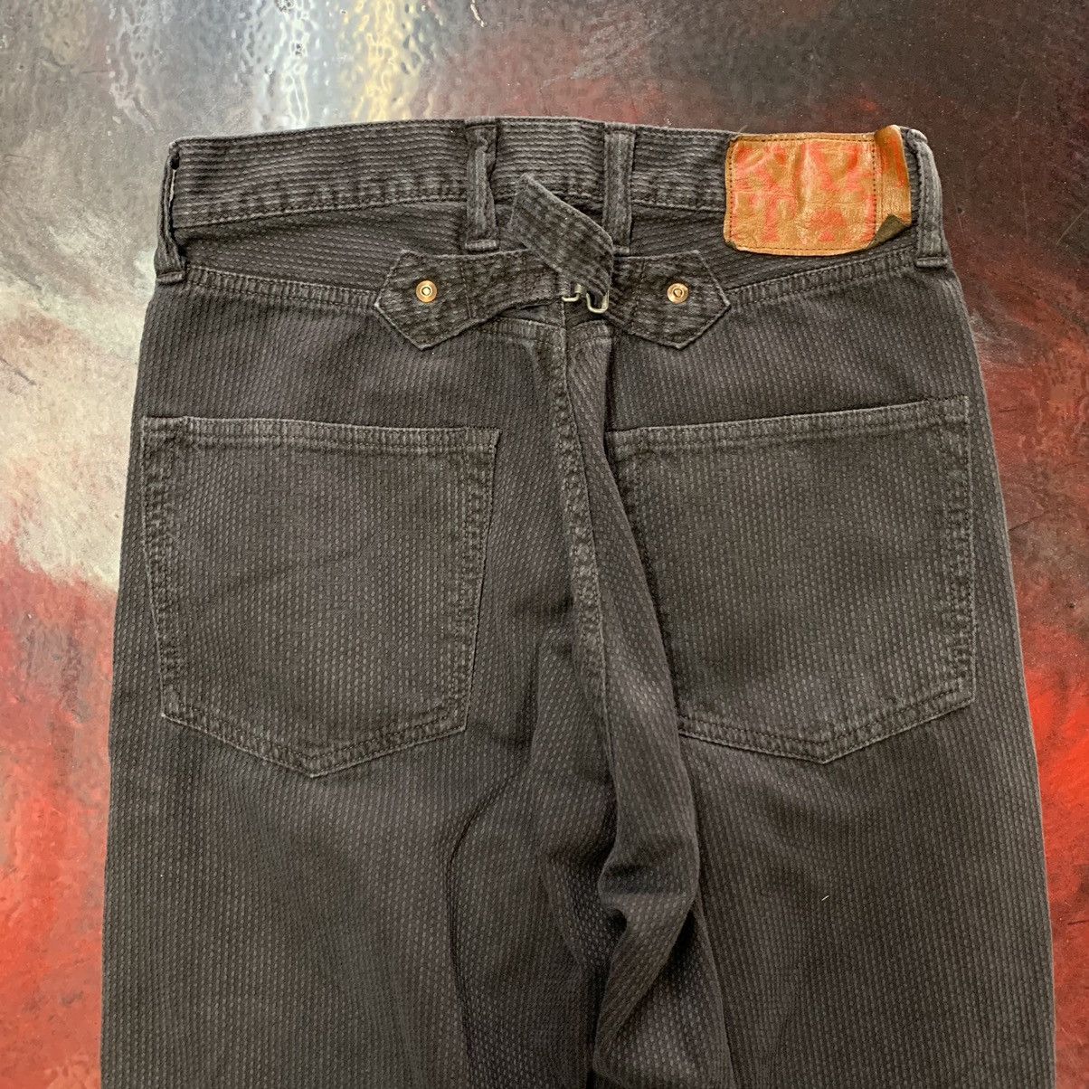 Kapital Kapital Denim Buckle Back Corduroy Pants Japan Boro Waist 28 Size US 28 / EU 44 - 8 Thumbnail