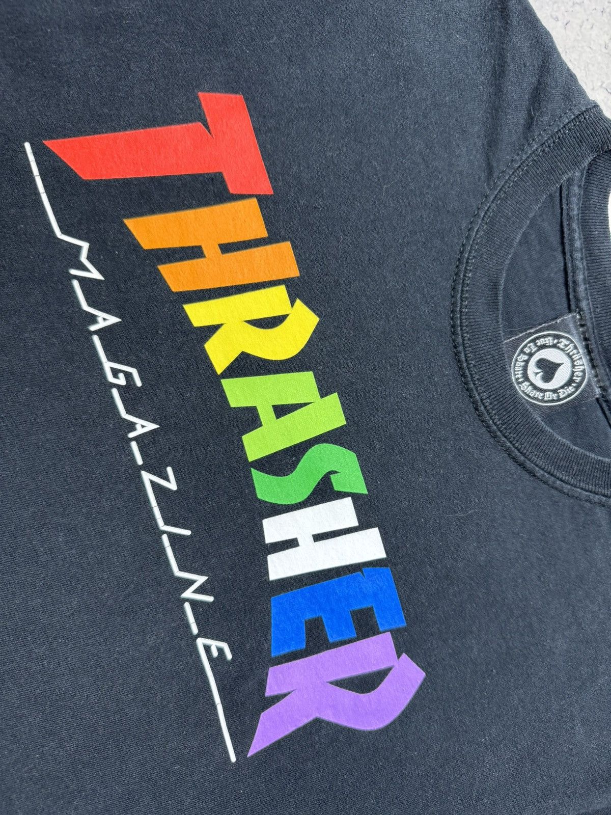 Thrasher Thrasher Big Logo Black T-Shirt Size US S / EU 44-46 / 1 - 6 Thumbnail