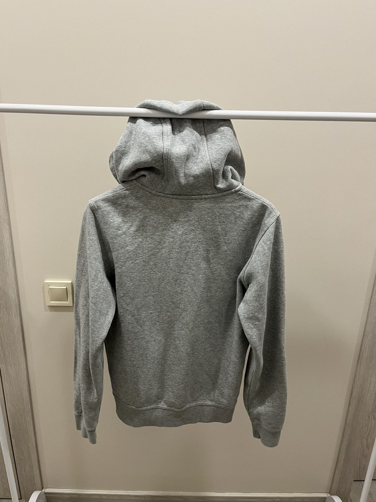 Nike Vintage 20's Nike Zip Hoodie Swoosh Gray Blank USA Y2K Style Size US S / EU 44-46 / 1 - 4 Thumbnail