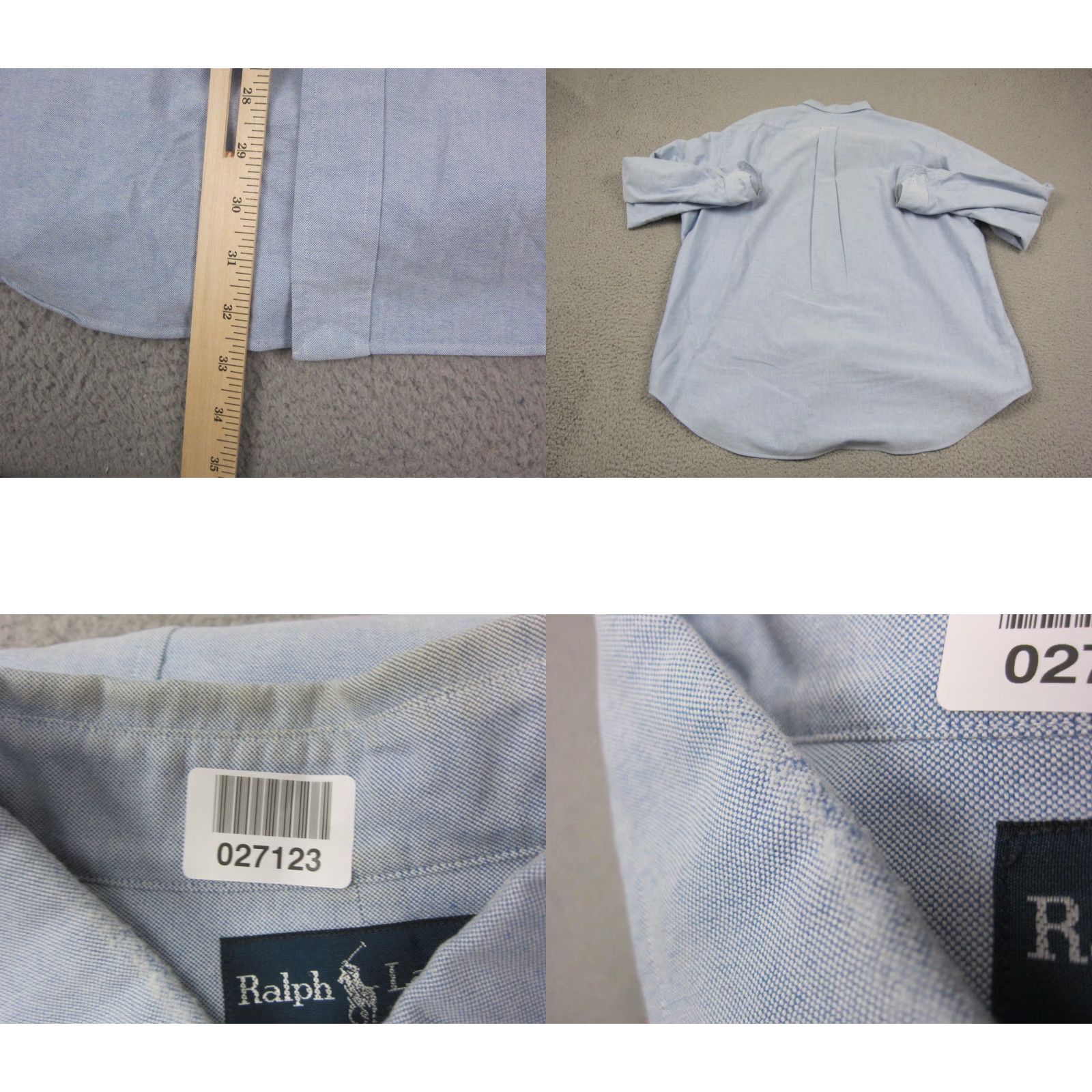 Ralph Lauren Ralph Lauren Shirt Button-Up XL Blue Patch Logo Mens 90s Vintage Polo Shirt 17/XL Button-Down 90s Classic Dad Preppy Casual Business Size US XL / EU 56 / 4 - 8 Thumbnail