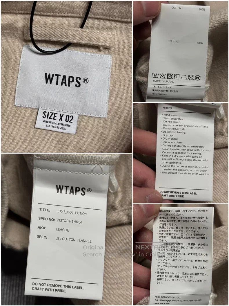 Wtaps Wtaps Flannel collarless shirt coat Size US M / EU 48-50 / 2 - 7 Thumbnail