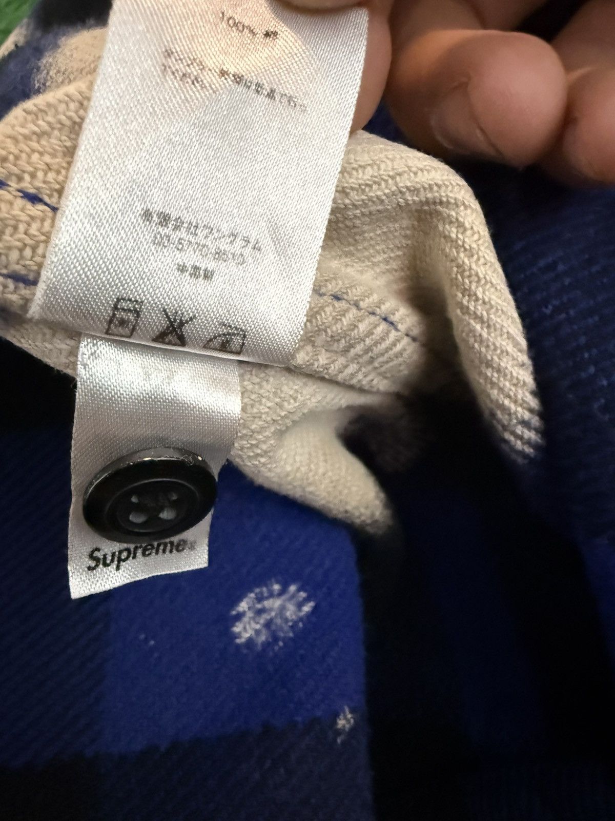 Supreme Supreme FW13 Bleached Buffalo Plaid Flannel Shirt Size US XL / EU 56 / 4 - 7 Thumbnail