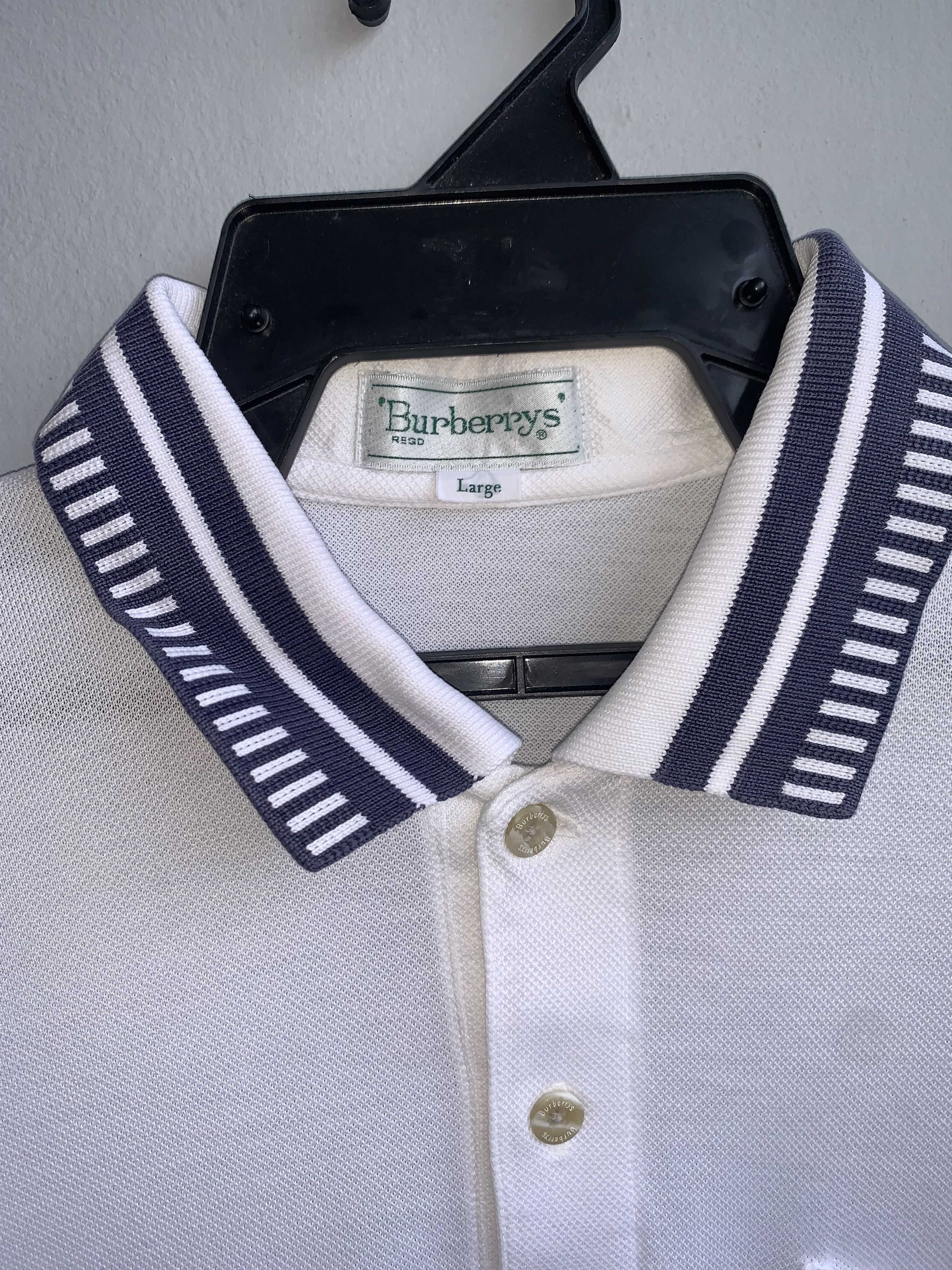 Burberry Burberry Polo Vintage Shirt Size US L / EU 52-54 / 3 - 3 Thumbnail