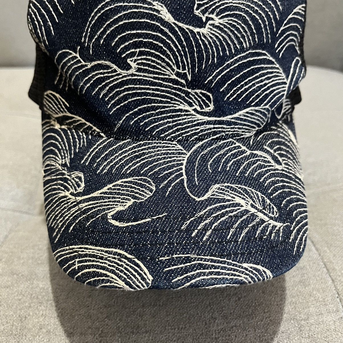 RMC Jeans RMC Japan Tsunami Wave Denim Mesh Cap Size ONE SIZE - 8 Thumbnail