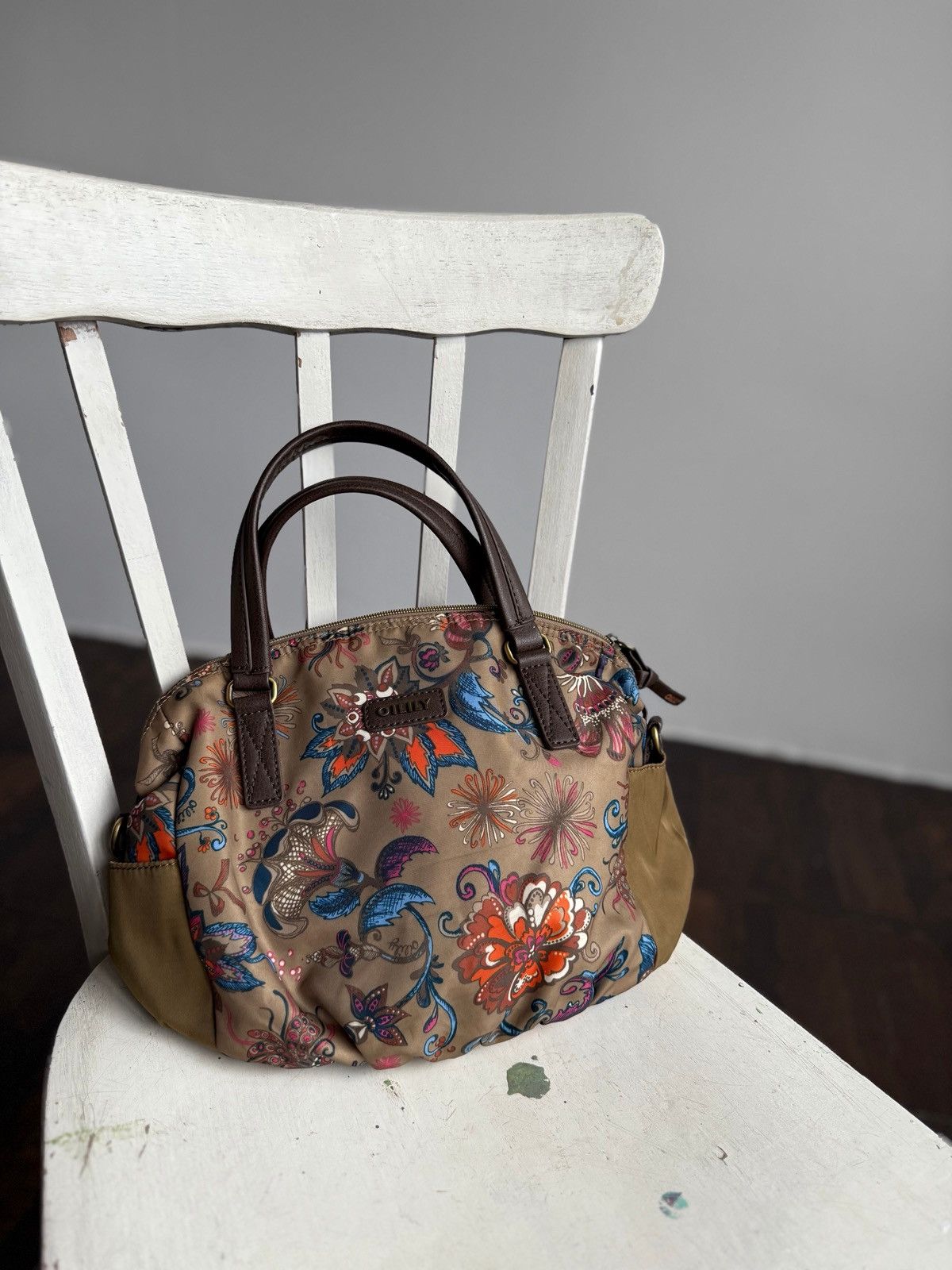 Designer × Oilily Oilily Womens Floral Handbag Zipper Logo Size ONE SIZE - 1 Thumbnail