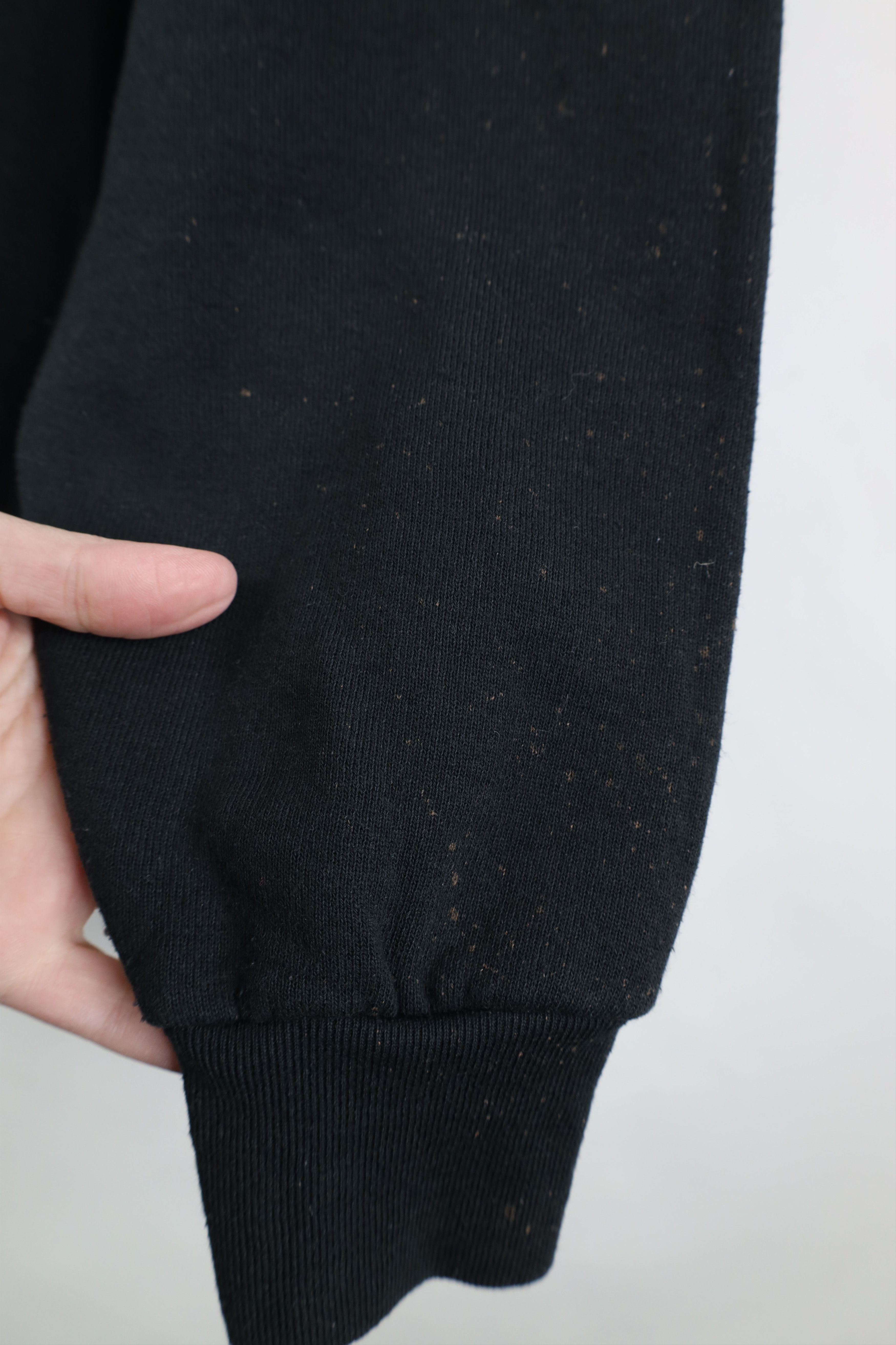 Vintage Vintage 90s Streetwear Blank Crewneck Sweatshirt Black Size US XL / EU 56 / 4 - 7 Thumbnail