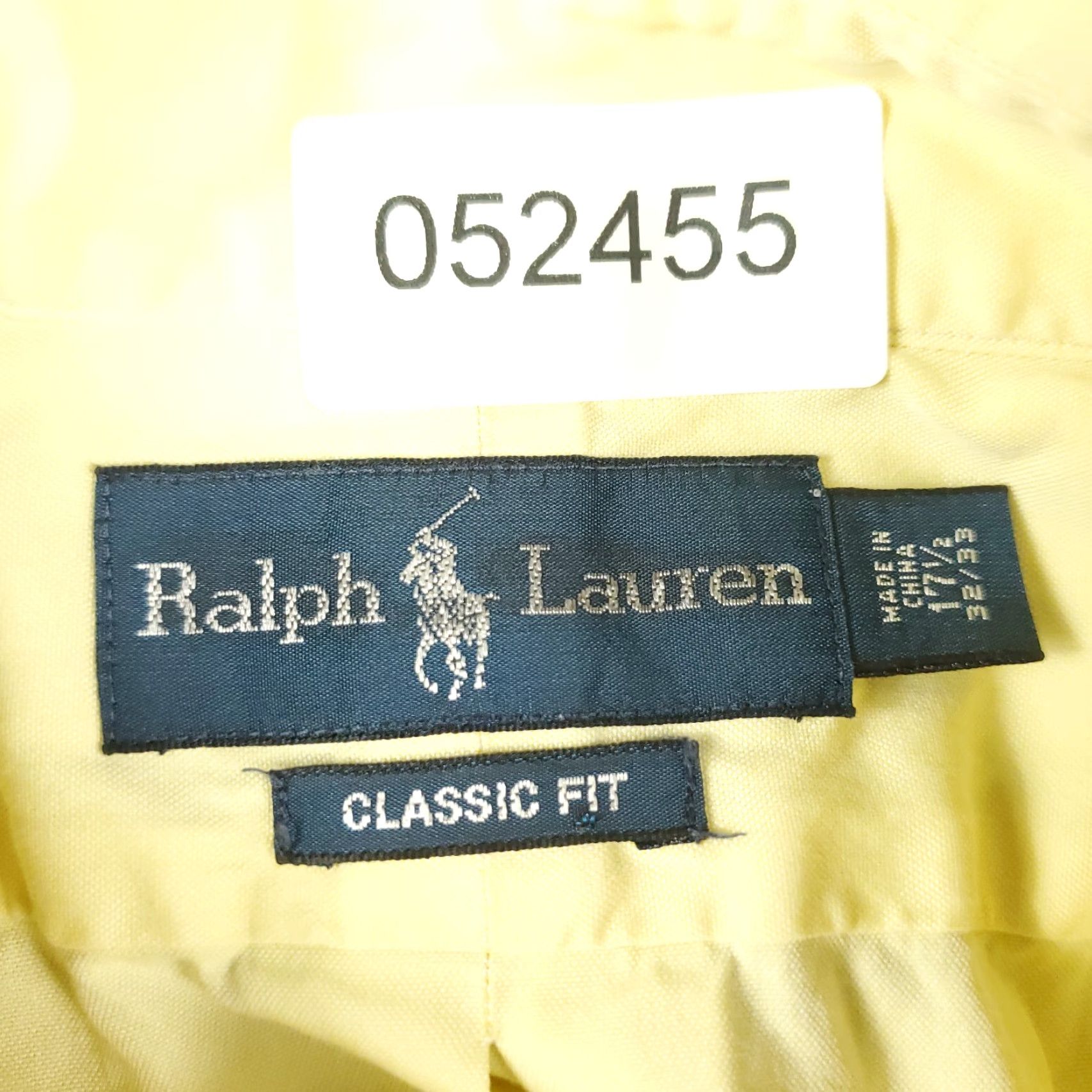 Ralph Lauren Ralph Lauren Shirt Mens 17.5 Yellow Pony Dress Button Up Long Sleeve Shirt Size 46R - 8 Thumbnail