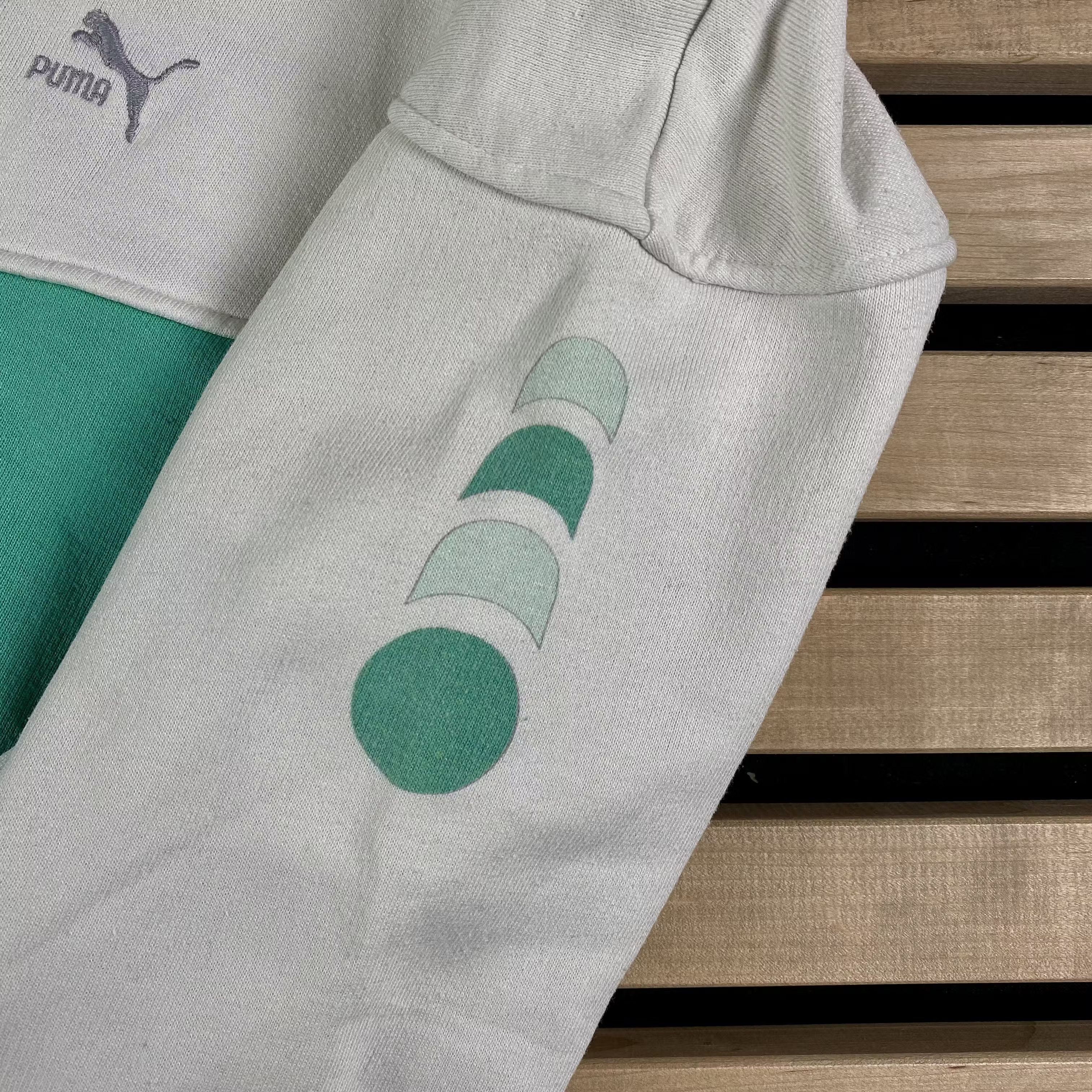 Puma × Vintage Men’s Sweatshirt Long Sleeve Puma Vintage 1/3 Zip Size M Size US M / EU 48-50 / 2 - 4 Thumbnail