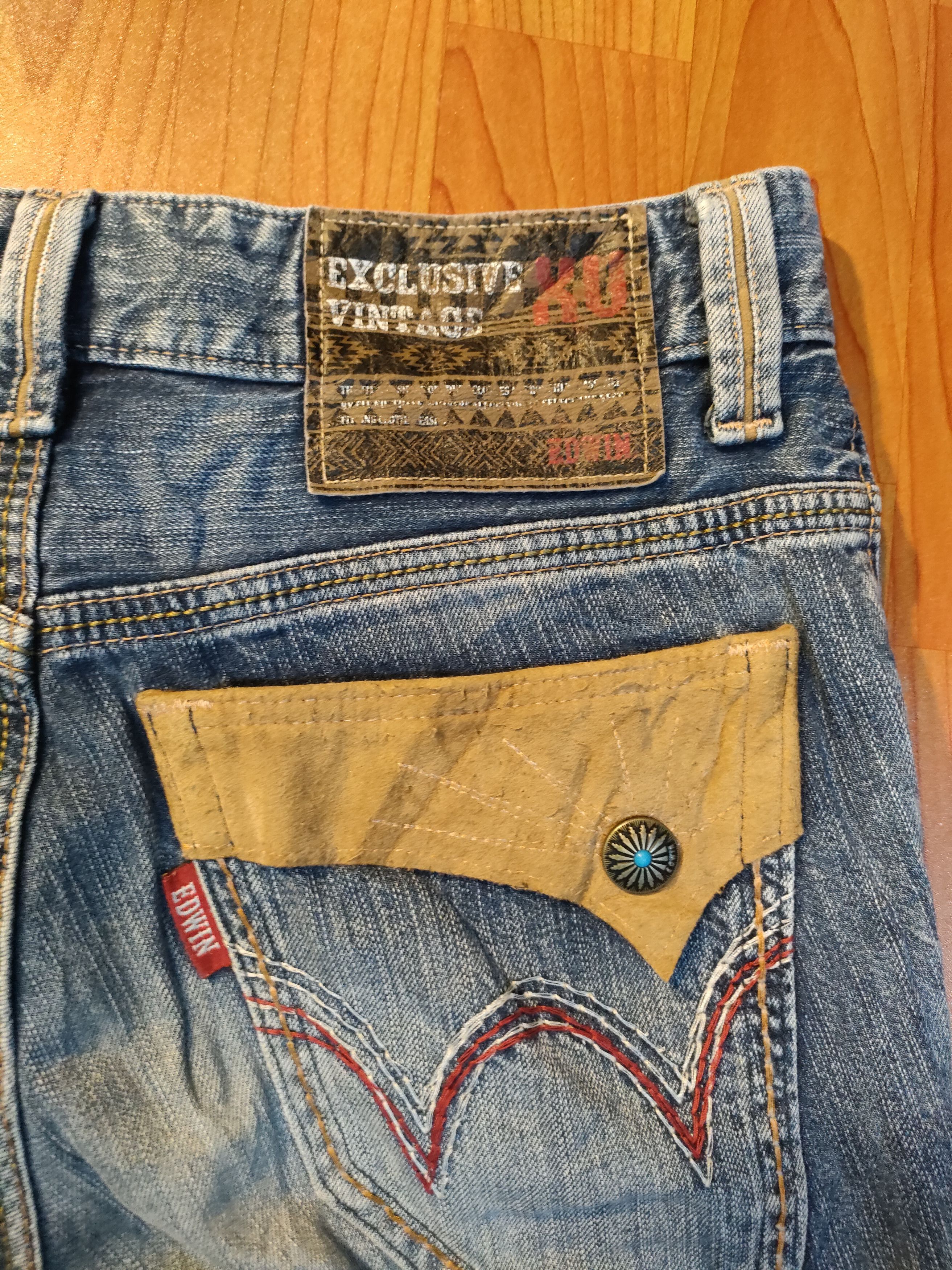 Edwin × If Six Was Nine Flare🔥🔥 Edwin Exclusive Vintage Jeans Size US 33 - 2 Thumbnail