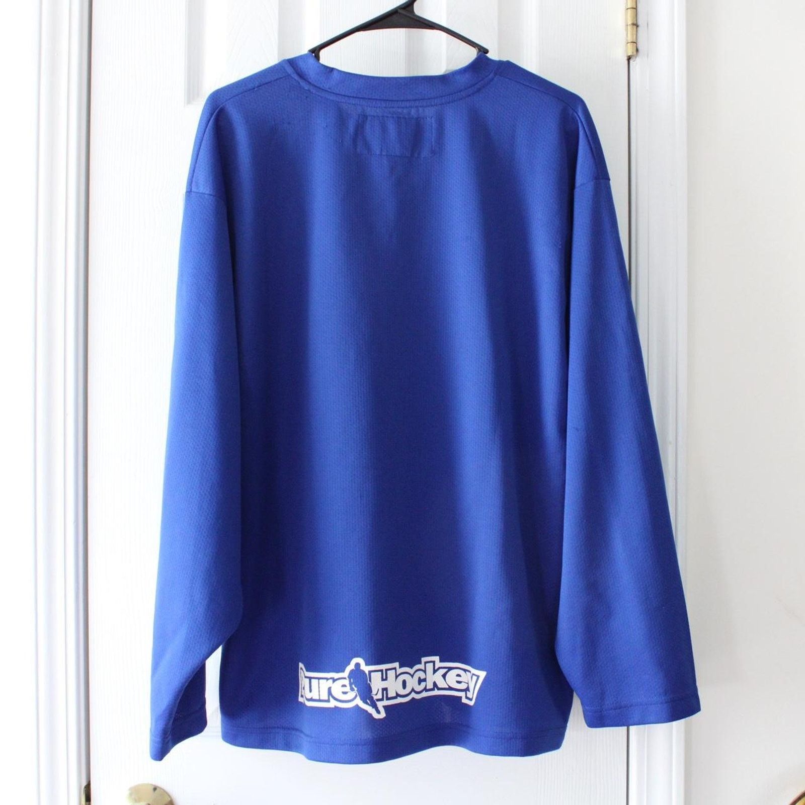& Other Stories Blue Y2K Bauer Long sleeve Graphic Hockey Jersey Size US M / EU 48-50 / 2 - 5 Thumbnail