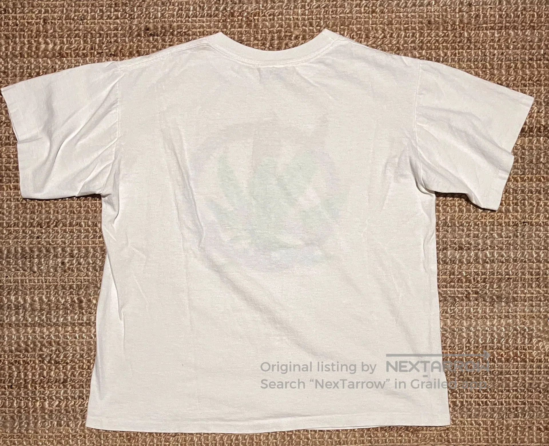 VINNY's Vintage 1990 Anti-War T-Shirt with Leaves. Size US M / EU 48-50 / 2 - 5 Thumbnail
