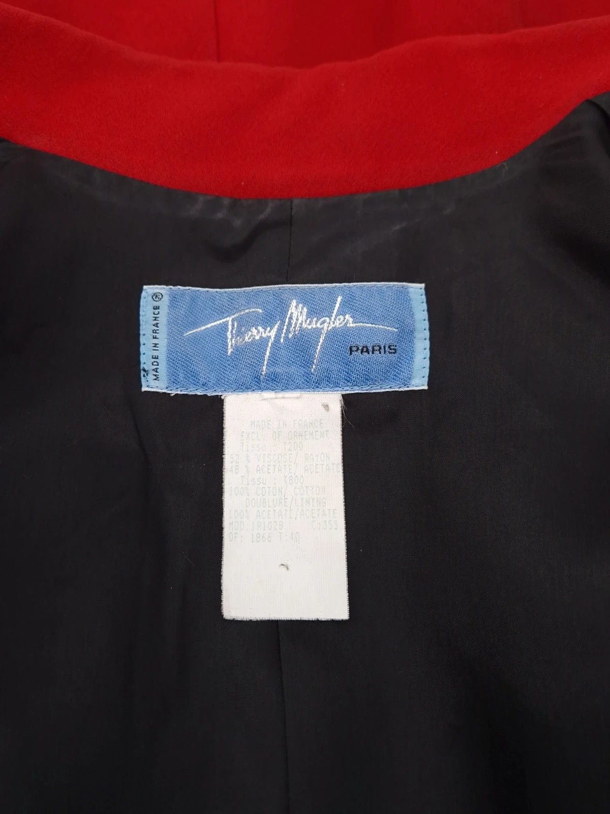 Thierry Mugler Archival Thierry Mugler Hourglass Jacket Art Deco Size L / US 10 / IT 46 - 5 Thumbnail